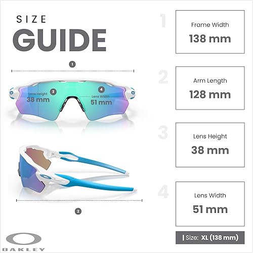 Miniatura 4 de Oakley Radar EV Path OO9208 - Gafas de sol para hombre, correa y kit de cuidado iWear de diseñador