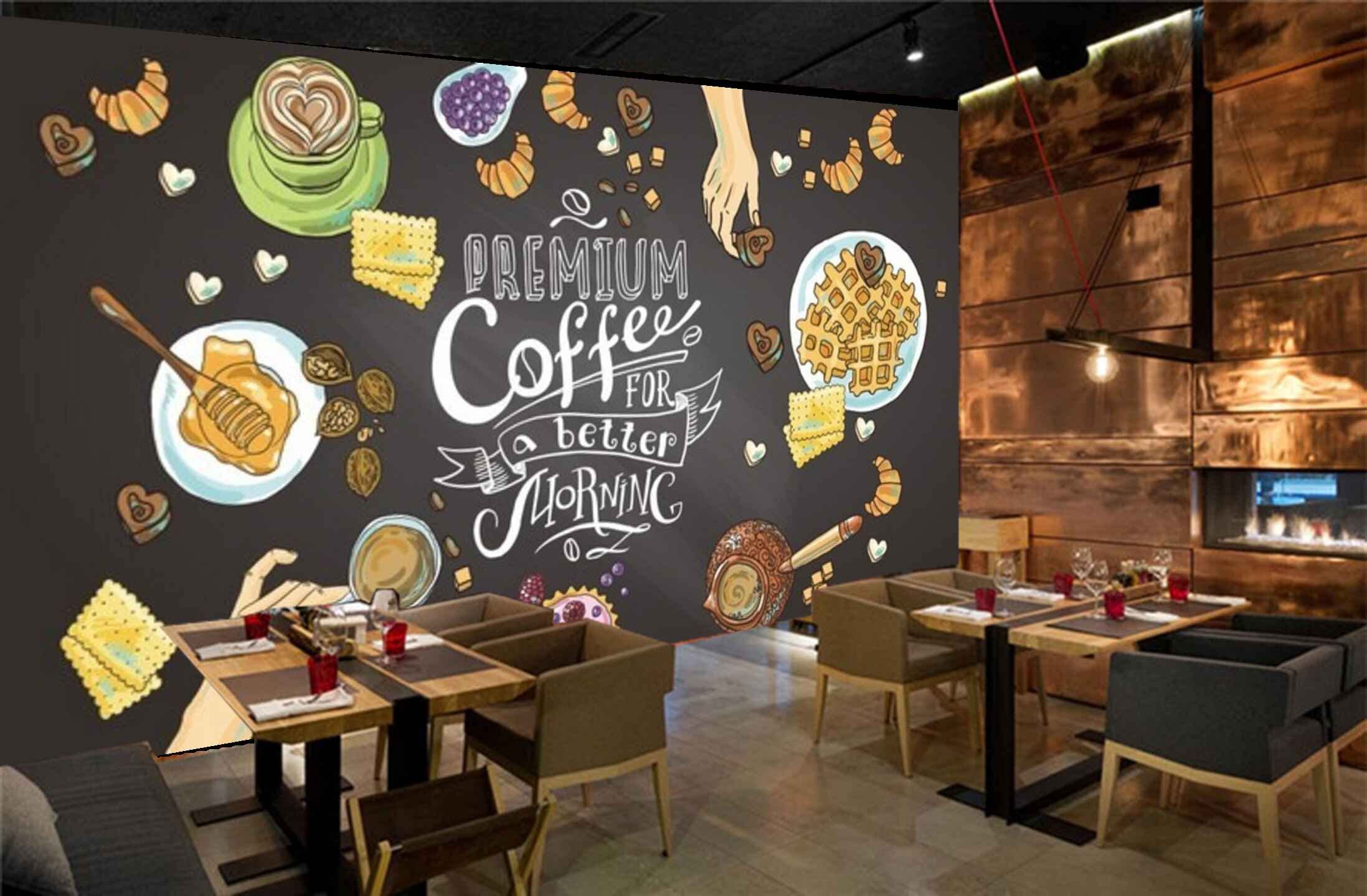 Mystic Walls MWZ3019 Coffee Premium Cafe Biscuits HD 3D Wallpaper for Cafe, Restaurant, Cafeteria[9 ft x 8 ft] / [274 cm x 244 cm] (B0B66KRB1S) Amazon Price History, Amazon Price Tracker