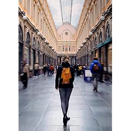 4Monster Hiking Daypack,Water Resistant Lightweight Packable Backpack for Travel Camping Outdoor (A-orange, 32L)