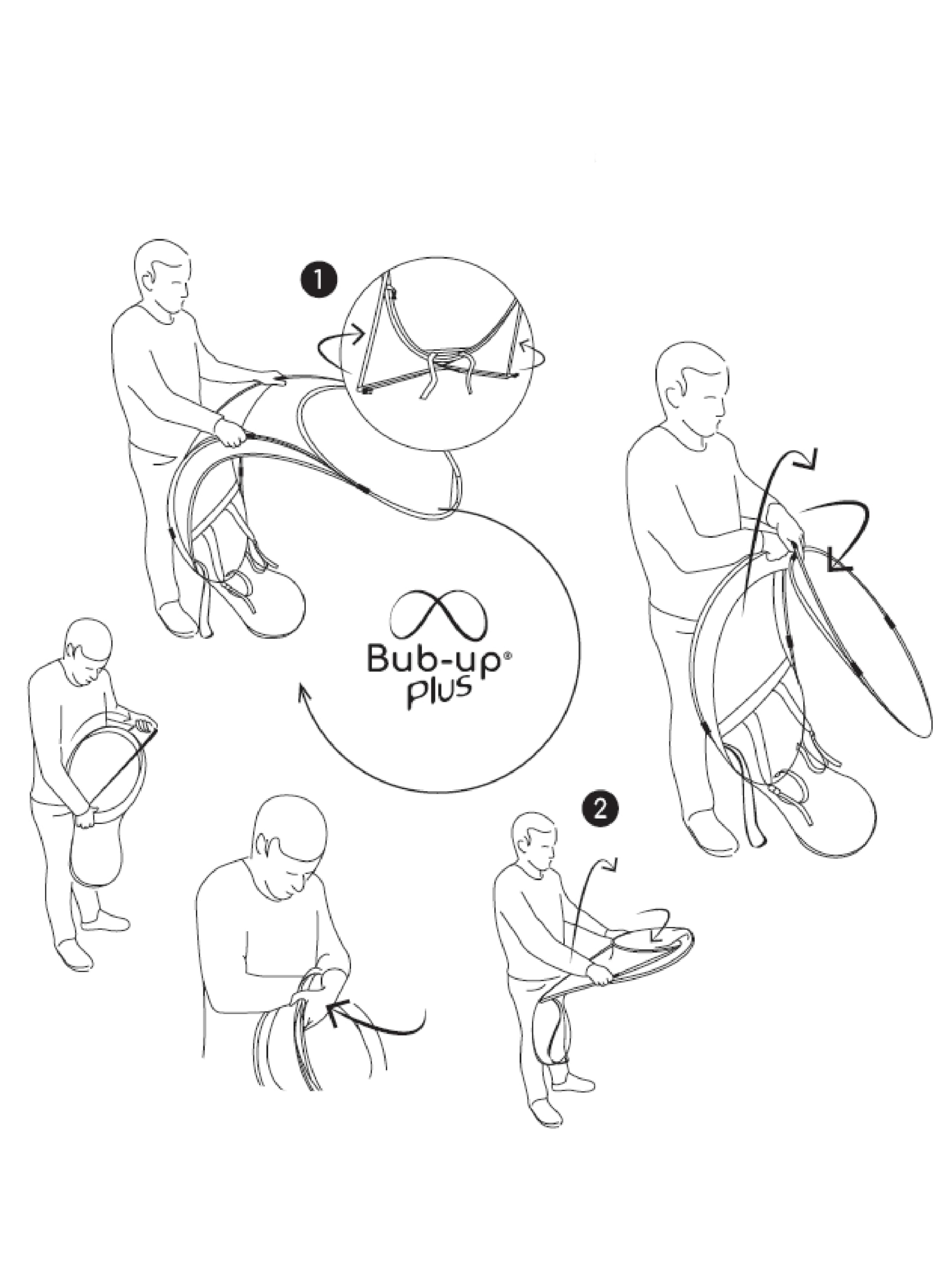 Bub-up Plus La Protection Pluie vélo en Version Plus Qui remplace Le vêtement de Pluie (imperméable, Veste, Cape, Parka, Poncho…). Options complémentaires par Rapport à la Version Classique.