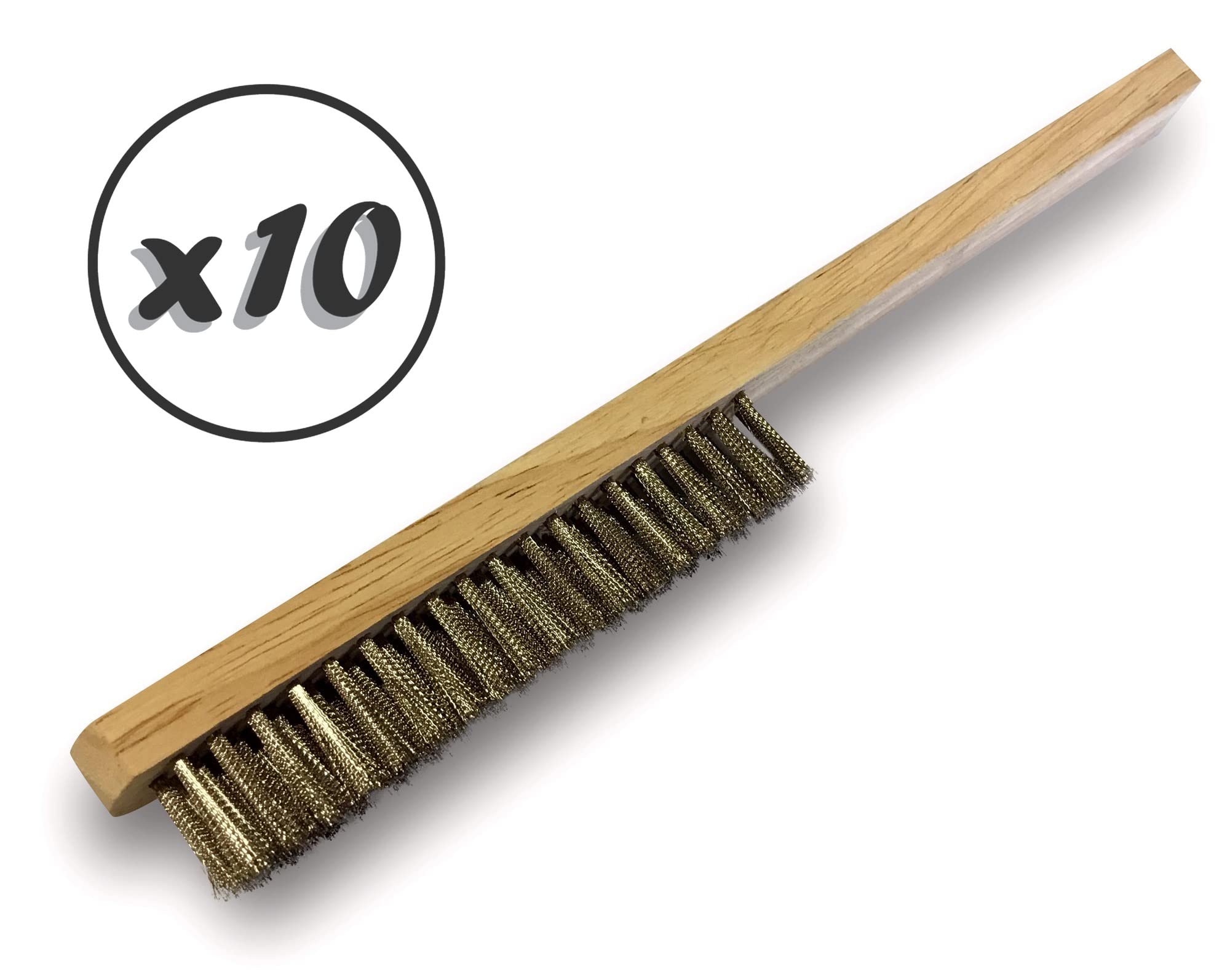 Kibros Lot 10 brosses fines bijoutier garnissage acier nettoyage bijoux