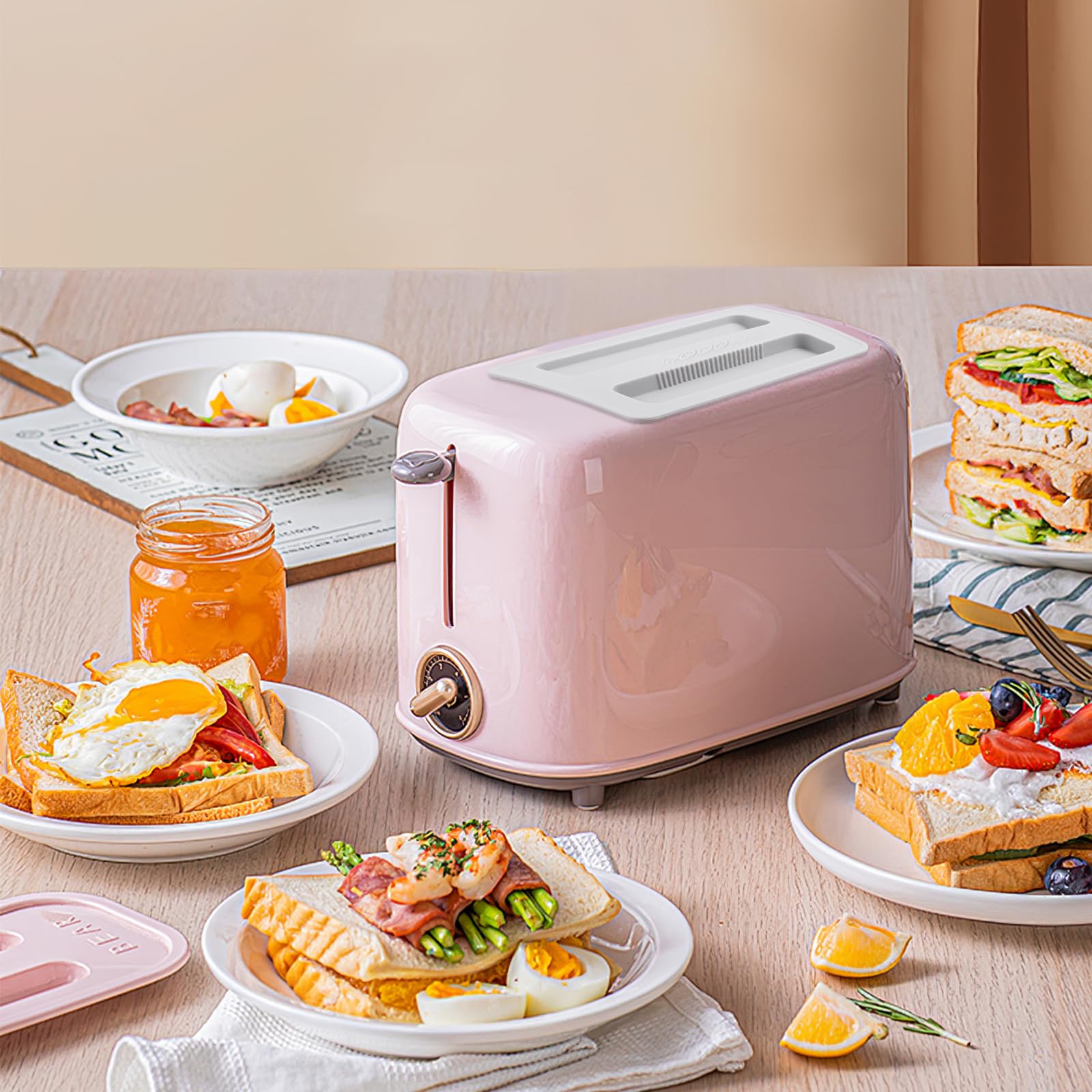 2 Pcs Silicone Toaster Cover - Universal 2 Slice Toaster Dust Cover, 6.22x4.09 Inch, Reusable & Easy Clean - View #11