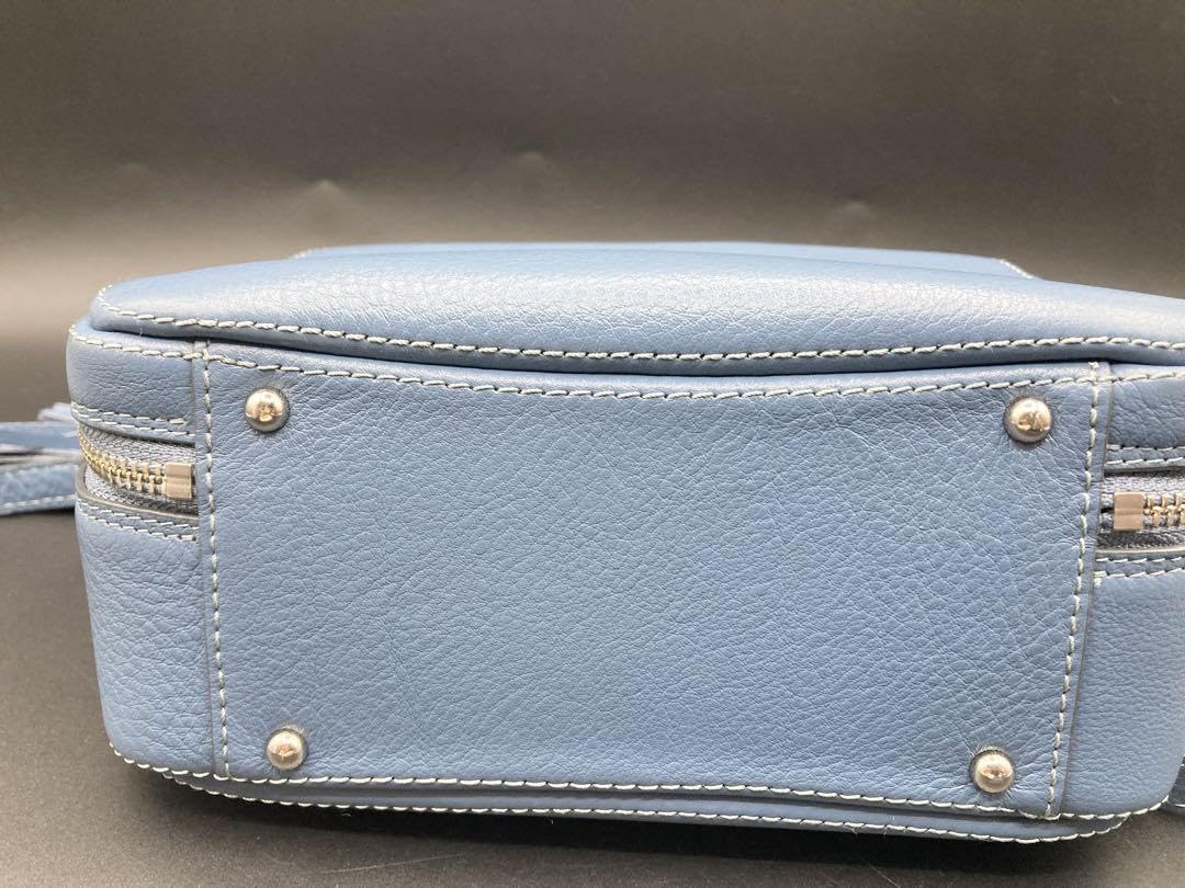 超美品 土屋鞄 クラルテ スイングミニショルダー 限定色　ターコイズブルー 数量限定色】クラルテ スウィングミニショルダー – ショルダーバッグ