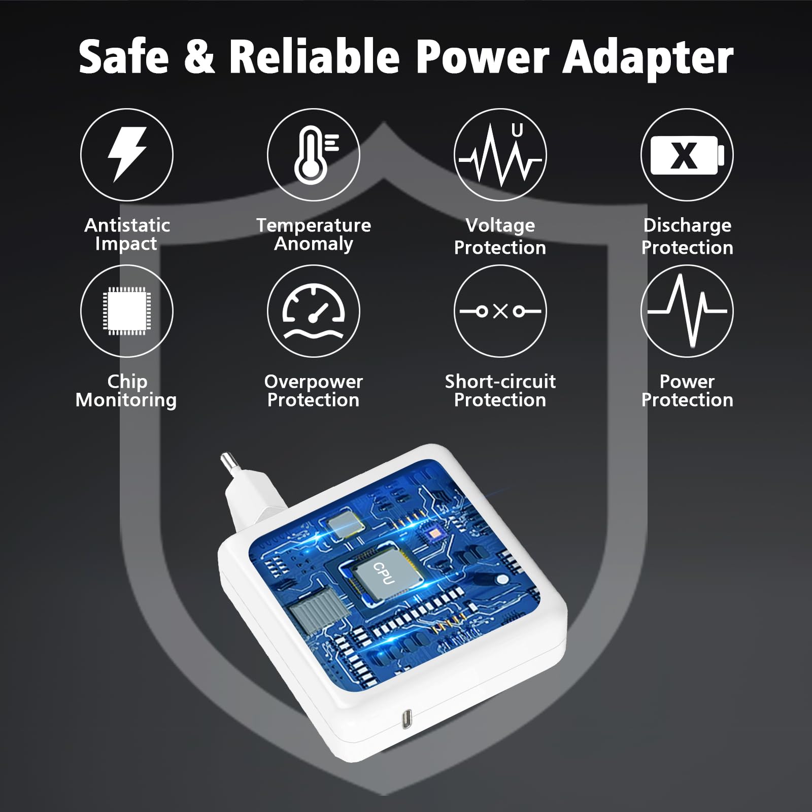 Chargeur USB C 100W Compatible MacBook Pro 13 14 15 16 Air 13 15 2025 2024 2023 iPhone 16 15 iPad Pro Air