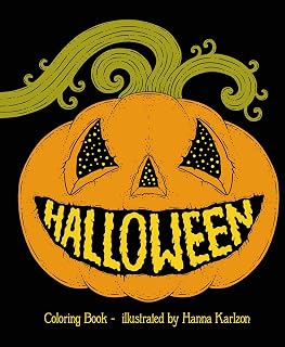 Halloween Coloring Book Hanna Karlzon
