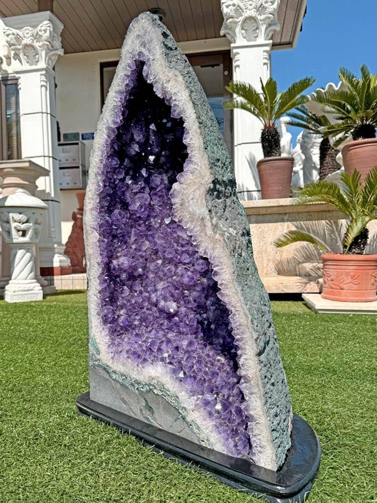 ⭐️35kg⭐️超巨大アメジストドーム クラスター 紫水晶　44cm×29cm Amazon.co.jp: 天然 紫水晶 特大 アメジスト ドーム 原石 大きい