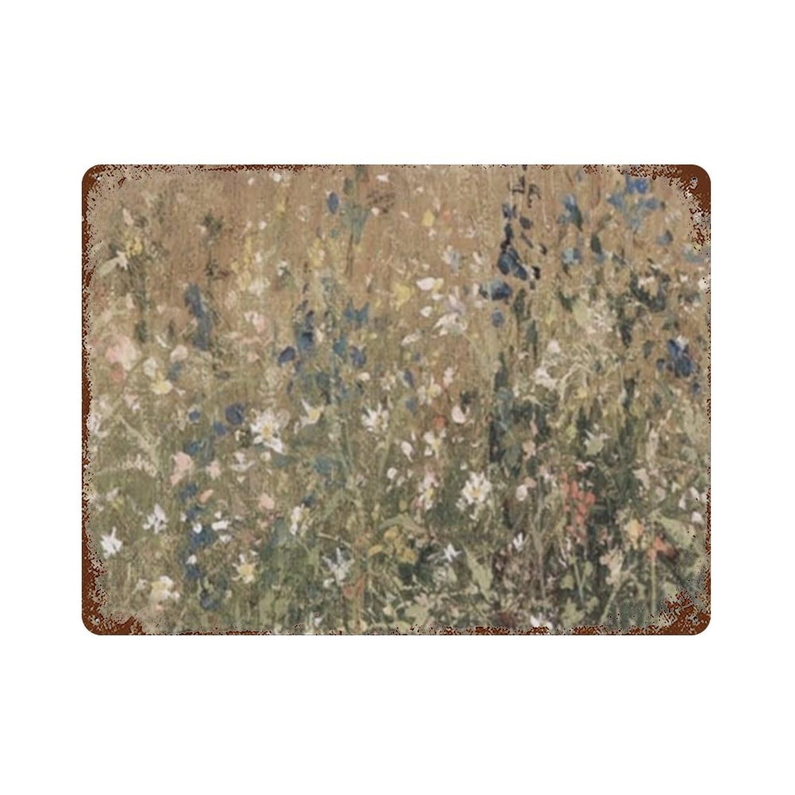 xiaoxiaoshen Country Style, Wildflower Field Wall Decor Art Metal Tin Poster Modern Home Decor Art Home Bar Shop Decorations Vintage Sign 30x40cm