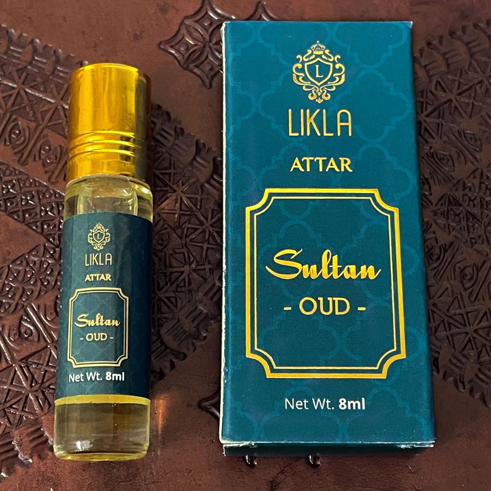Likla Premium Sultan Oud Attar for Men Women Long Lasting Alcohol Free Luxury Scent Ittar Itra 8 ml-image-28