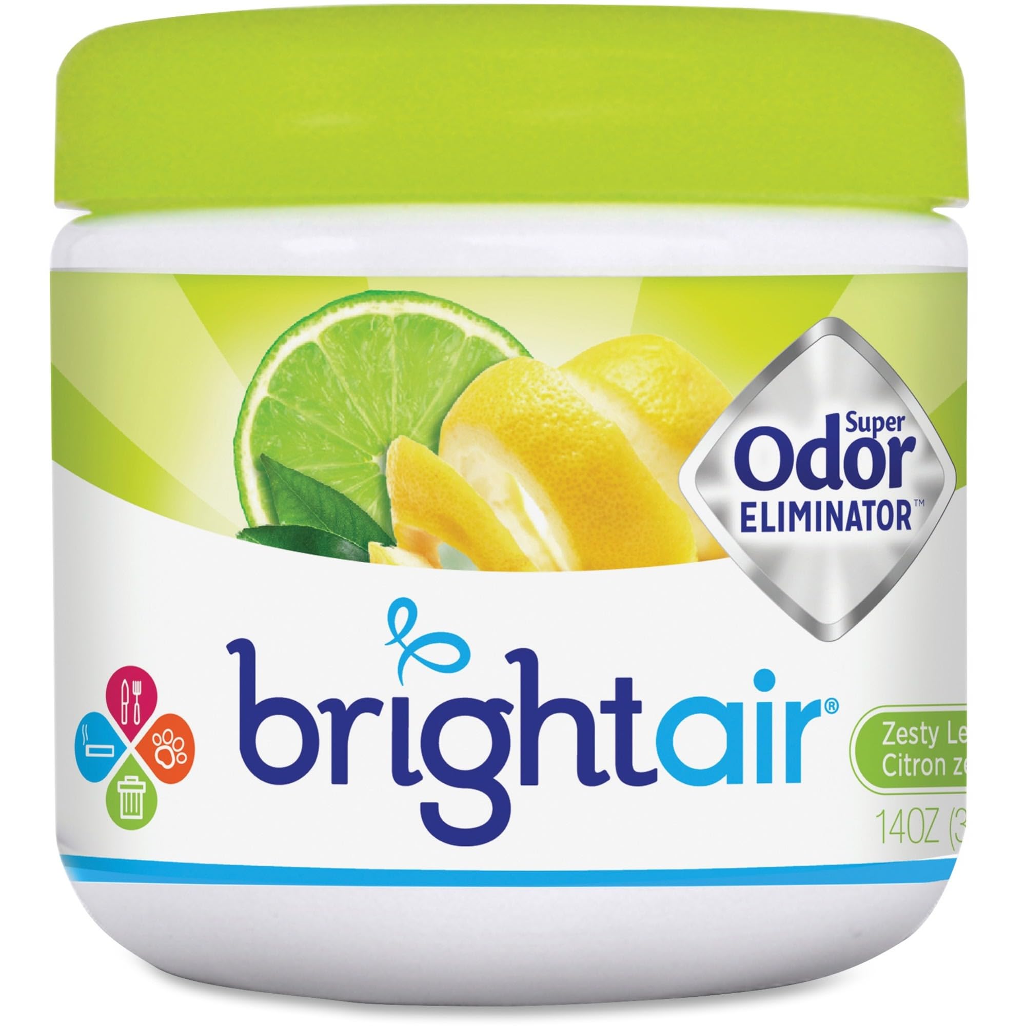 Bright Air Zesty Lemon and Lime Scent Freshener 900248, 1 Pack-image-46