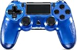Wireless Controller for PS4, Dual Vibration Gamead Joystick/Motion Sensing/Touchpad/Speaker/3.5mm Audio Jack, Compatible with playstation 4/Slim/Pro Console/PC(Black)