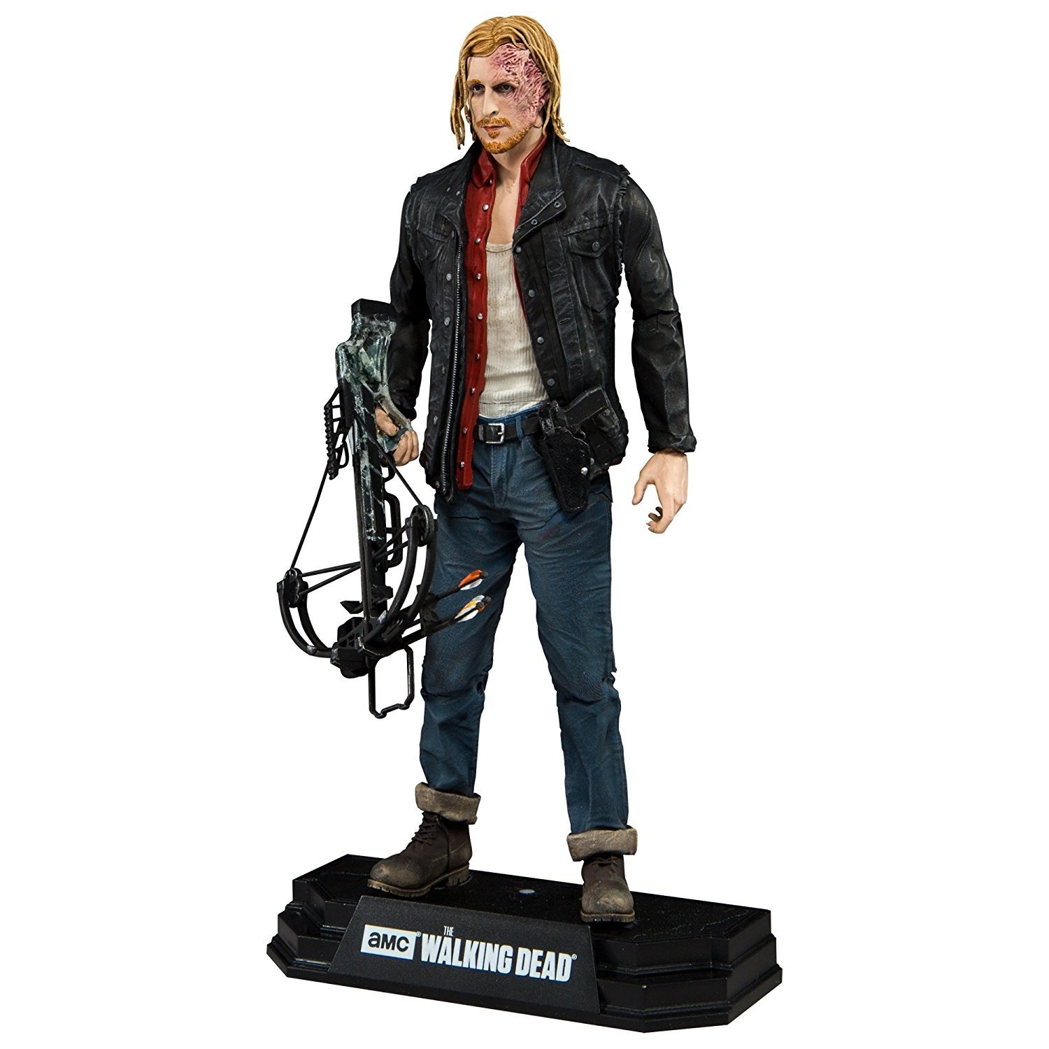 Action Figure Walking Dead Dwight 17,8 Cm - McFarlane Toys, 14 Punti Snodati, Con Balestra E Pistola