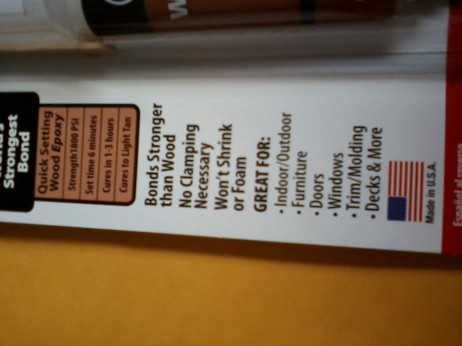 J-B Weld WOODWELD Syringe