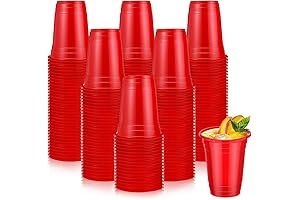 100 Pack Easter Plastic Cups 16 oz
