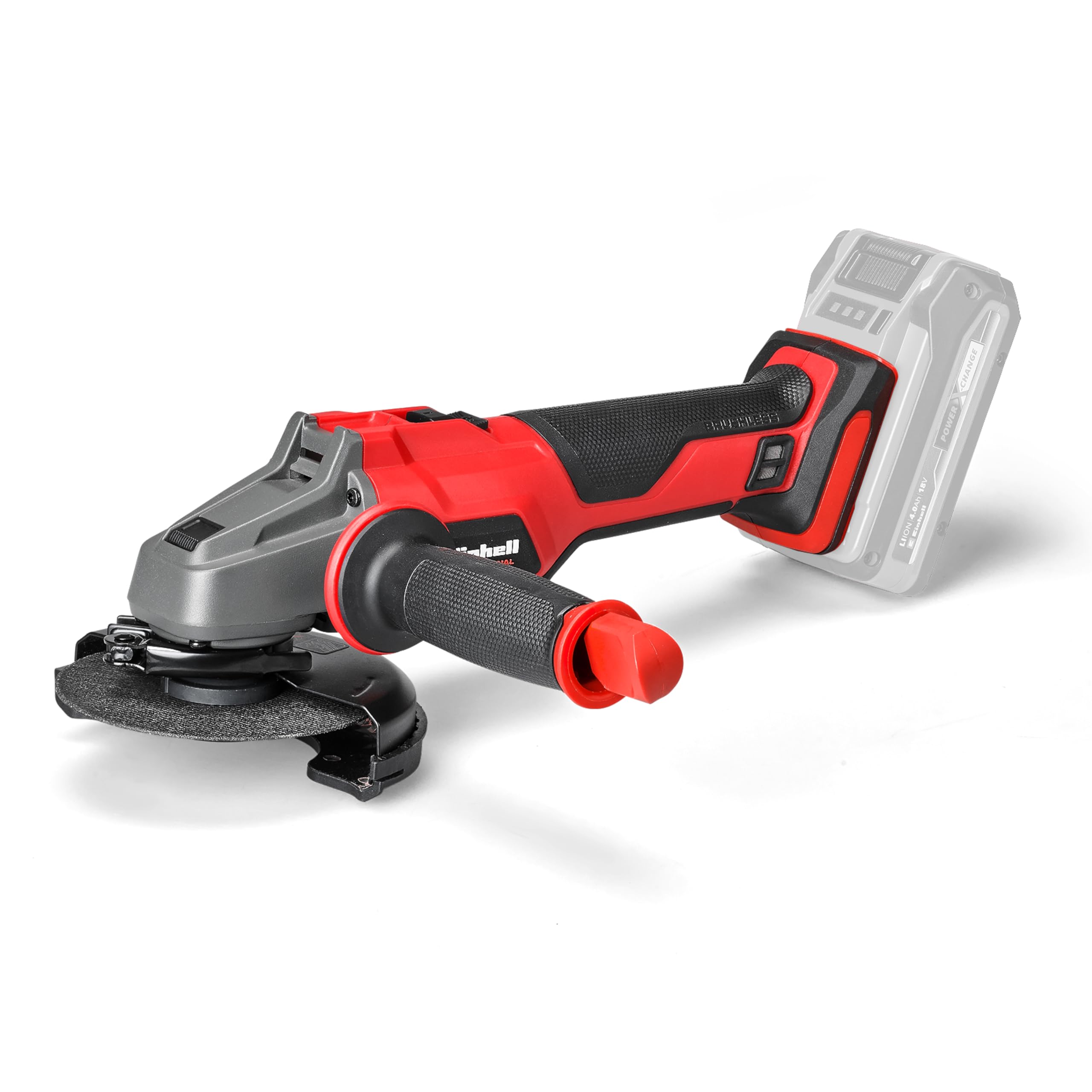 Einhell Amoladora angular con batería AXXIO 18/115 Power X-Change (18 V, 18 V, diámetro de corte de Ø 115 mm, profundidad de corte de 28 mm, sin escobillas, sin disco de corte, sin batería) | 18 V | 700 W | Ø 115 mm | profundidad de corte de 28 mm | sin e