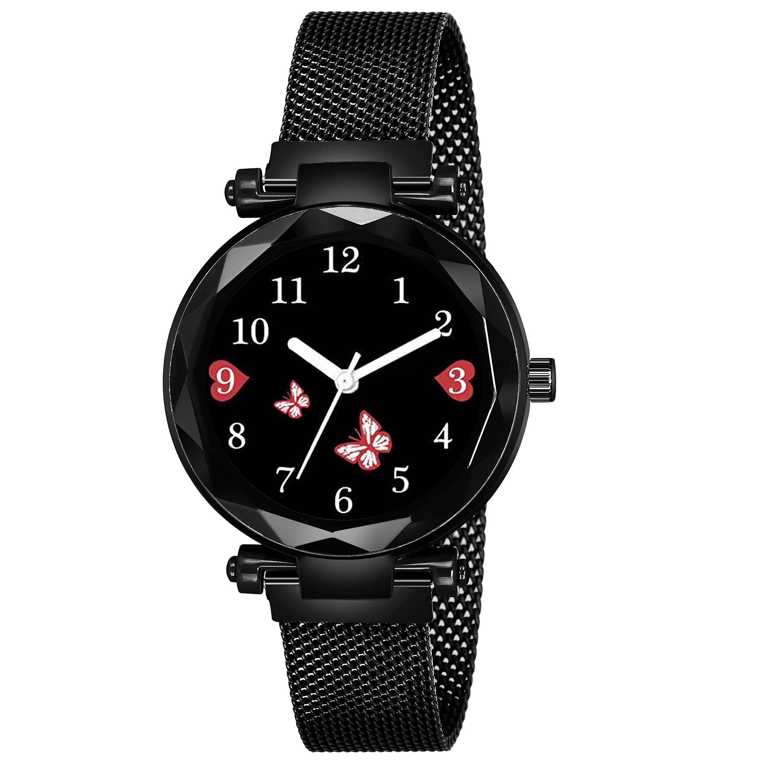 Talgo Alluring Analogue Black Dial Black Magnet Strap Graceful Stylish Wrist Watch for Women, Pack of 1 - GEN-Butterfly-BLK-BKM (B0C2J44NL7) Amazon Price History, Amazon Price Tracker