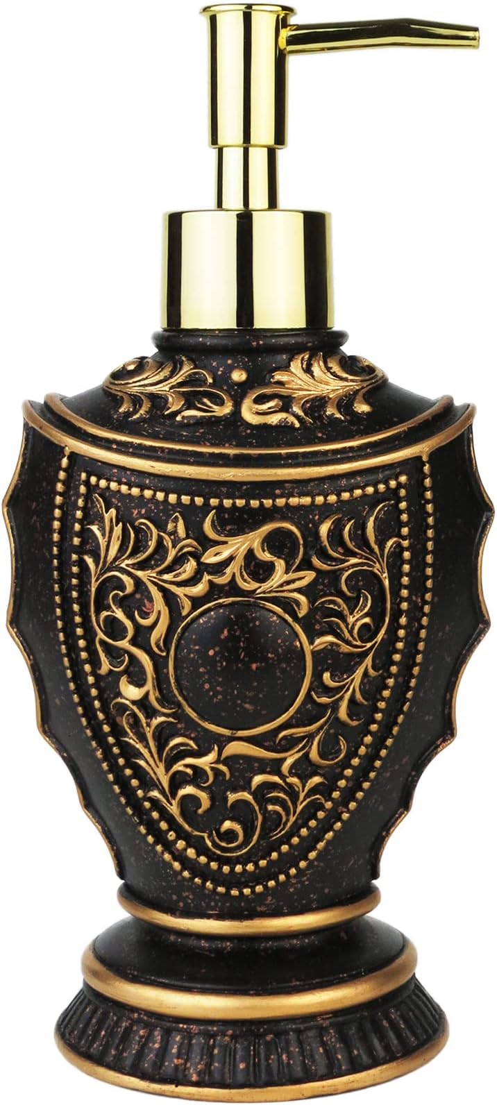Amazon.com: Vintage Soap Dispenser with Baroque Decor - Resin - Black ...