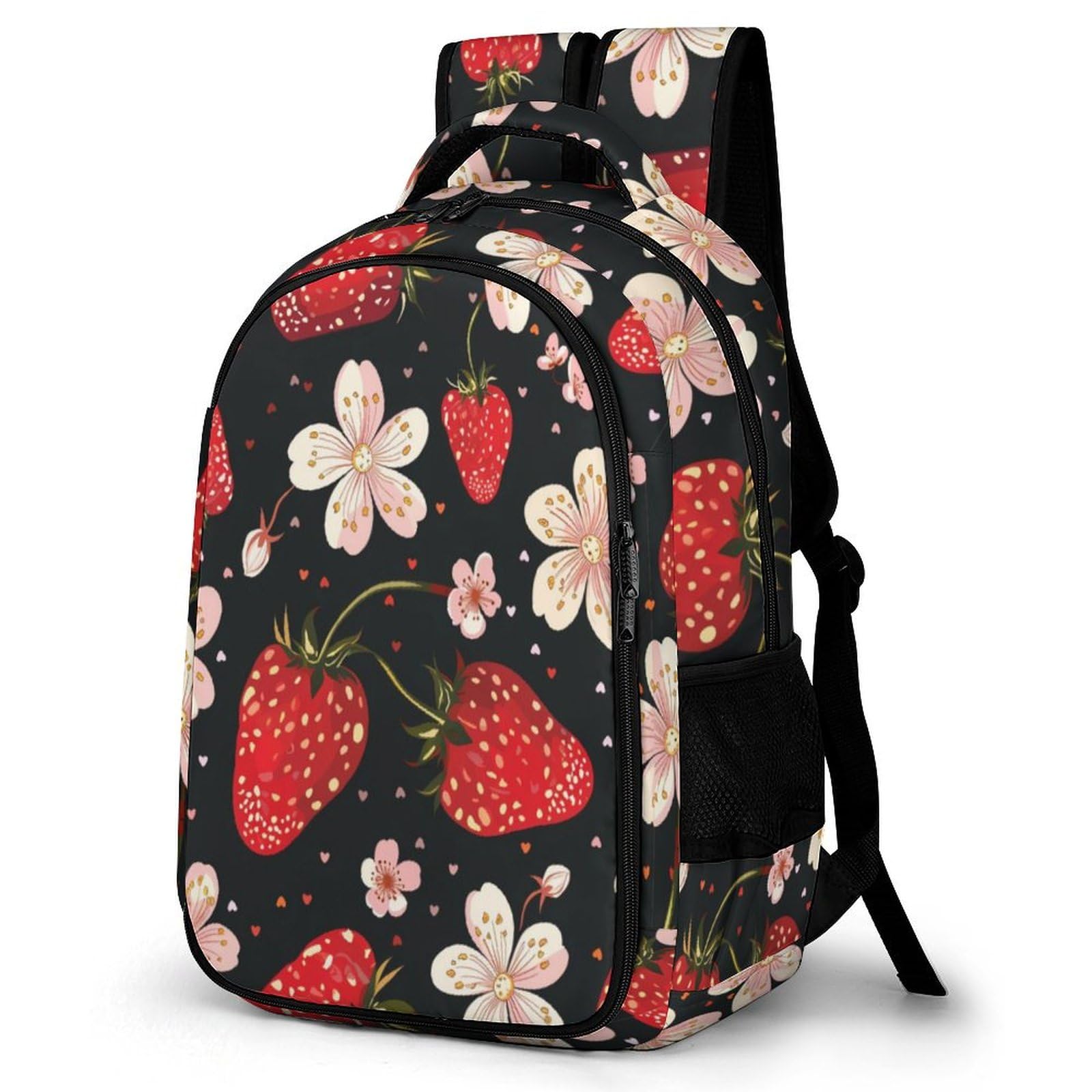 TPISLI Kids Strawberry Backpack Water Resistant School Bag for Girls & Boys Age 2-7 Nursery Fruit Theme Travel Bag Children Rucksack