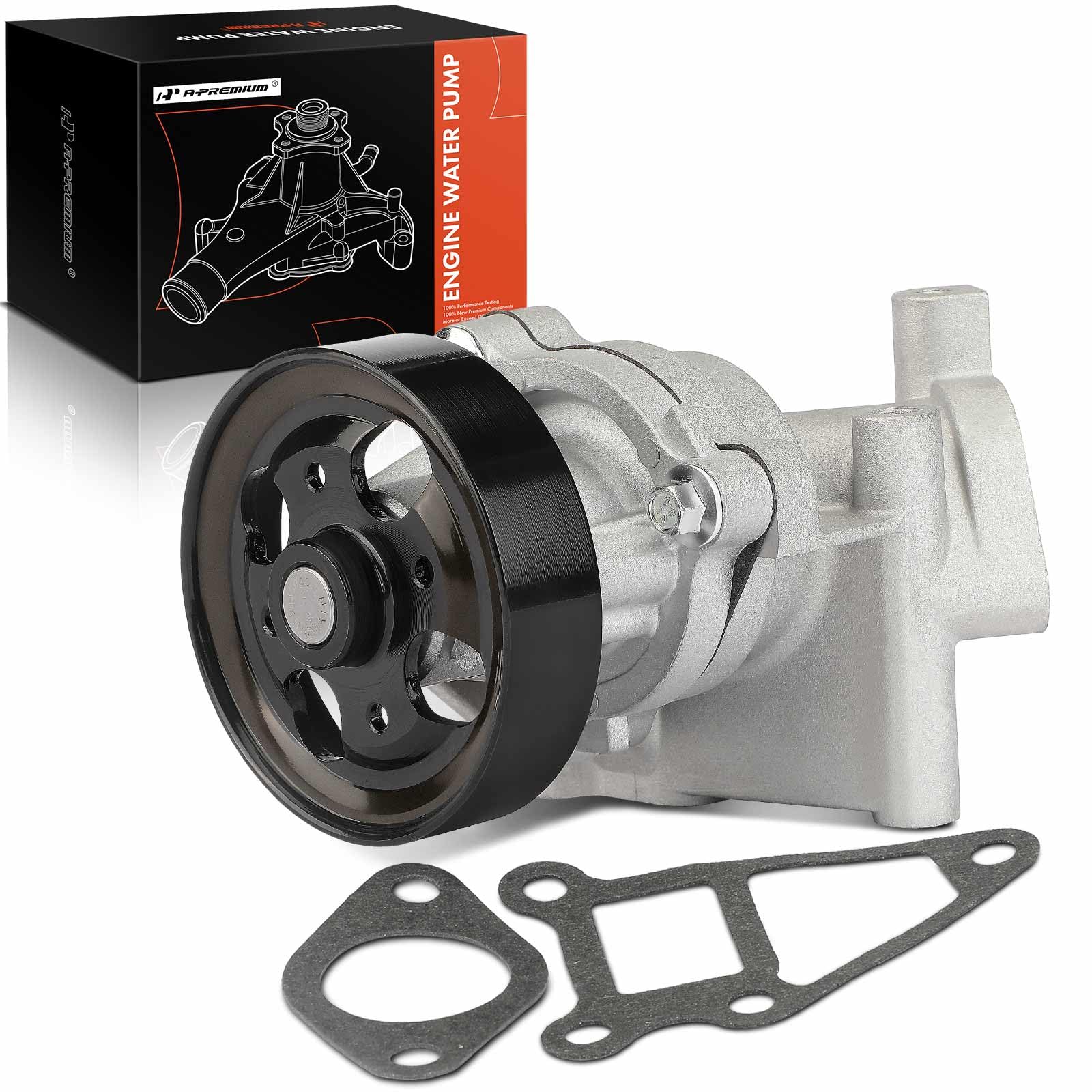 A-Premium Engine Water Pump with Gasket & Pulley Compatible with Nissan Altima 2002-2013 Rogue 2008-2013 Rogue Select 2014-2015 Sentra 2002-2012