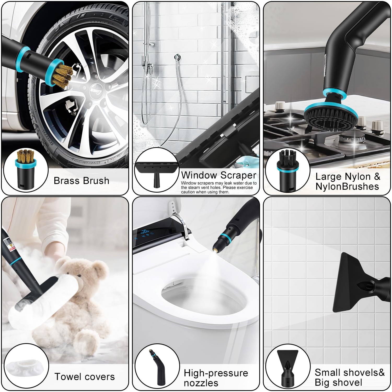 Handheld Steam Cleaner - Powerful & Portable -8 Handheld Steam Cleaner - Powerful & Portable -8
