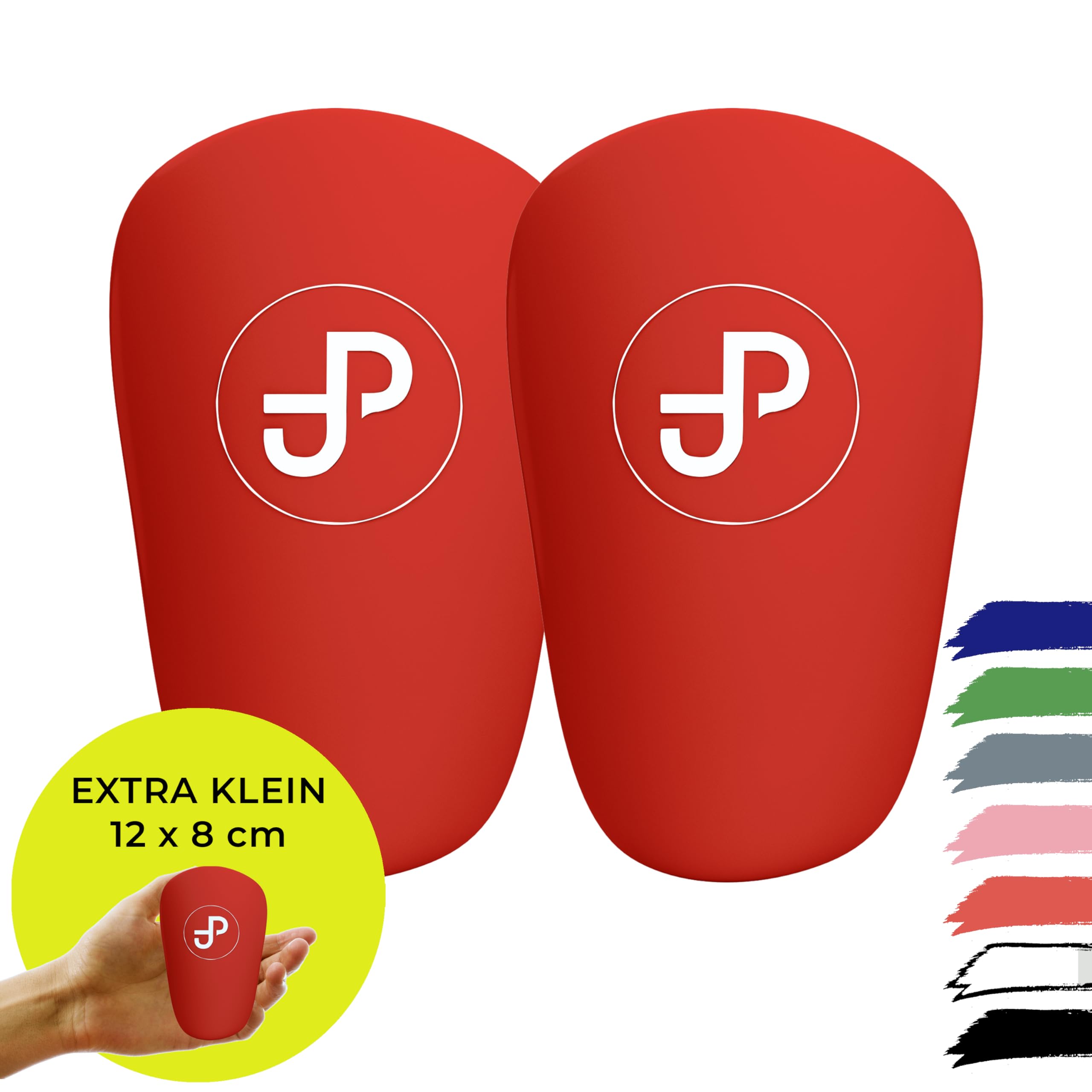 JDP Mini Schienbeinschoner, extra kleine Schienbeinschoner Fußball Herren, Anti-Rutsch Mini Schienbeinschützer Kinder Fussball, Fußball Schienbeinschützer klein Herren/Damen/Kinder, Shin Guards