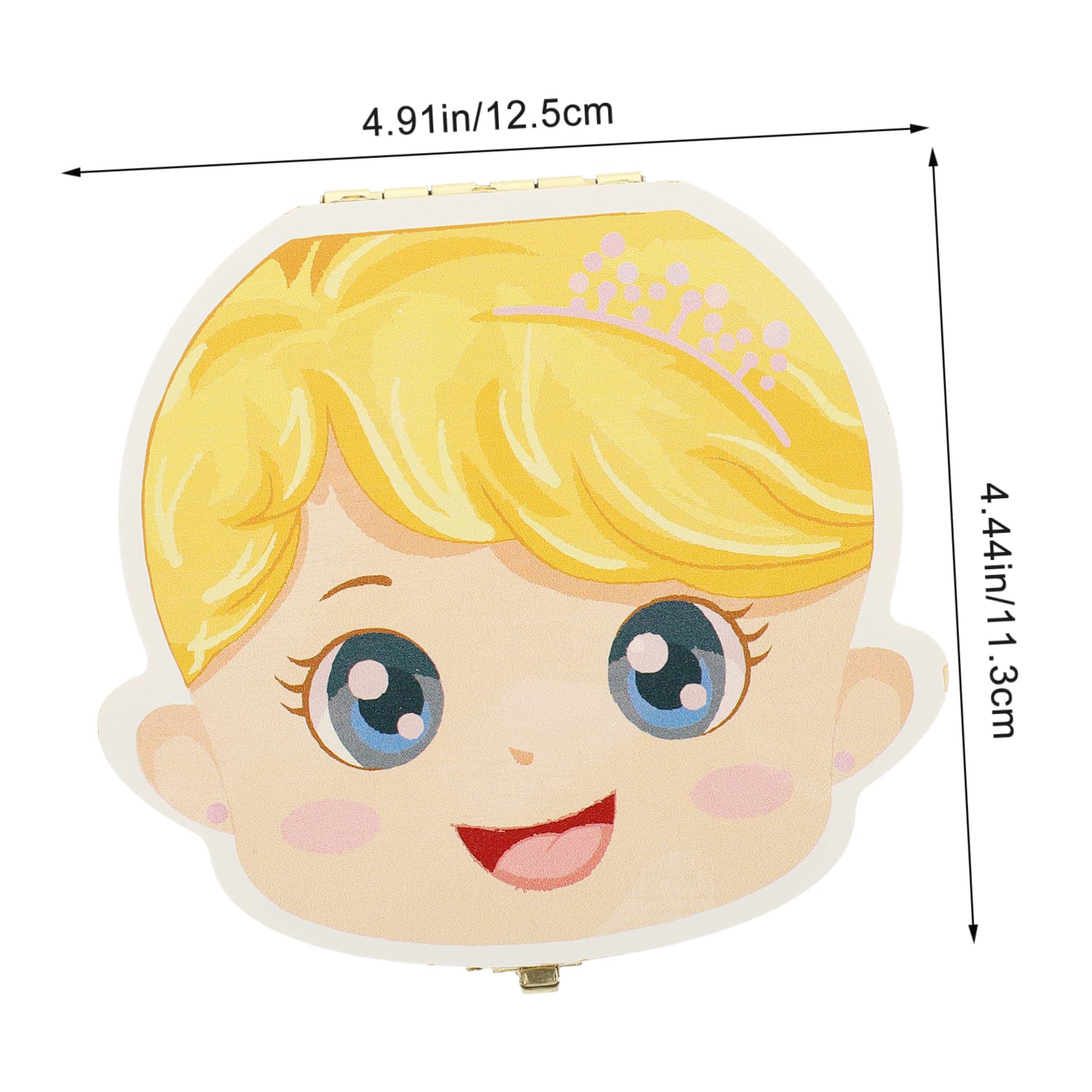 IWOWHERO Baby Keepsake Box Infant Teeth Container Newborn Tooth Saver Wooden Case for Baby's First Tooth