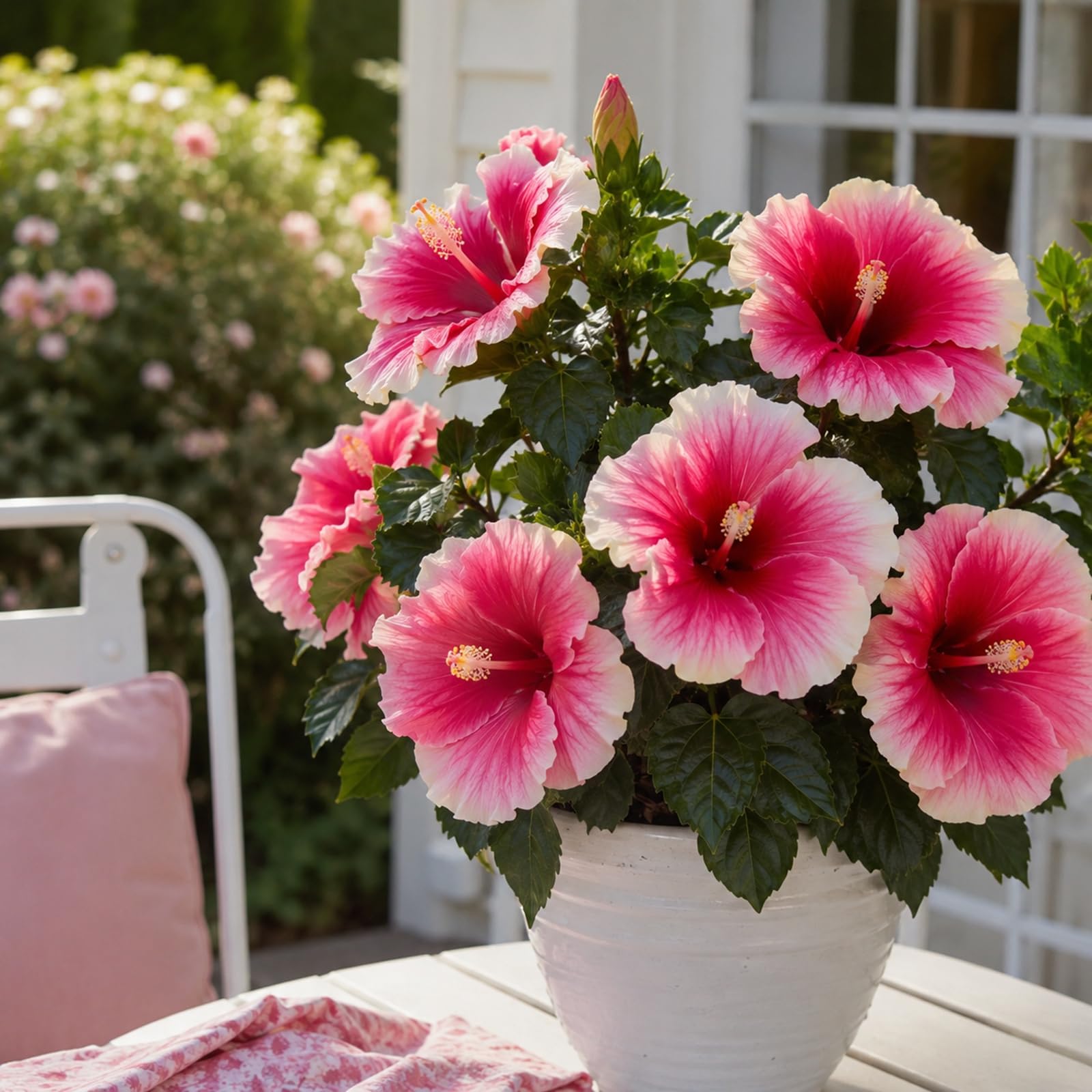 Hibiscus Bulbs for Planting Now,Fragrant, Hardy Herbaceous Perennials, Garden Displays-2 Bulbs-E