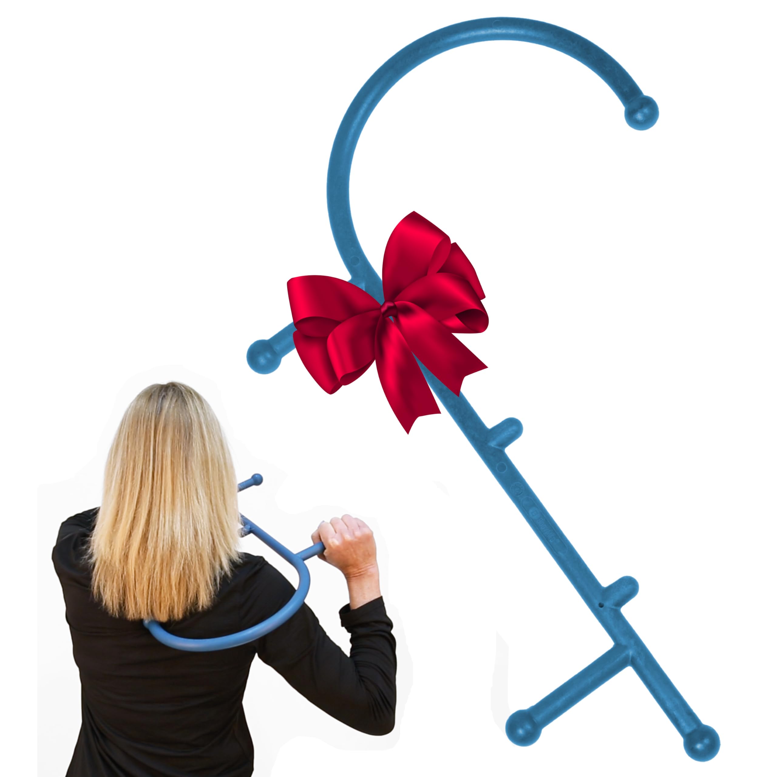 BodyMed Trigger Point Massage Tool – Handheld Massager for Back, Neck, Legs, and Shoulders – Muscle Release and Knot Remover for Discomfort Relief – Lightweight and Portable