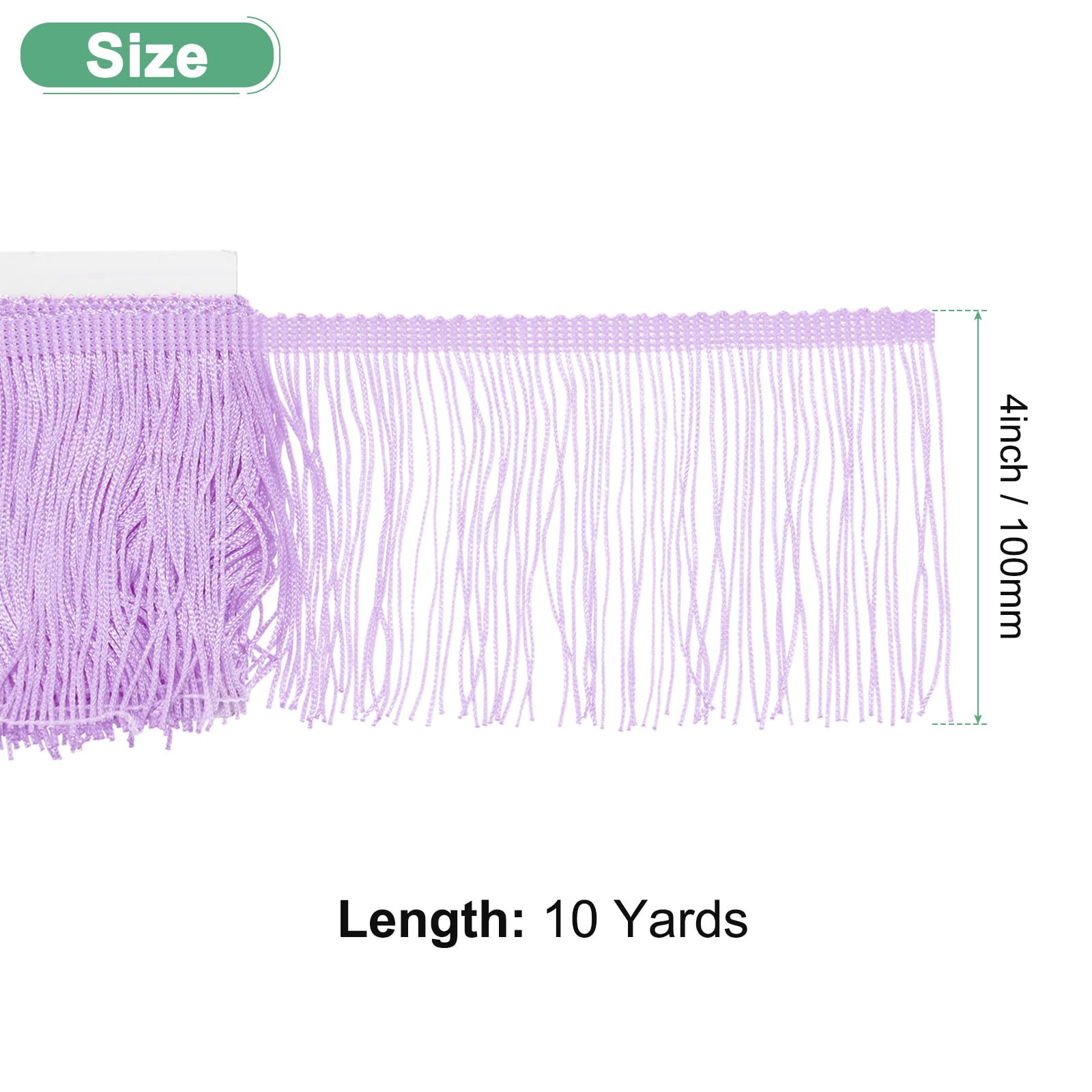 M METERXITY Chainette Fringe Trim - Image 3
