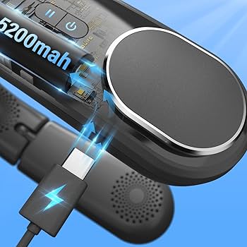 Amazon | 【新型くびかけ扇風機】 首掛け扇風機 静音設計 四風道