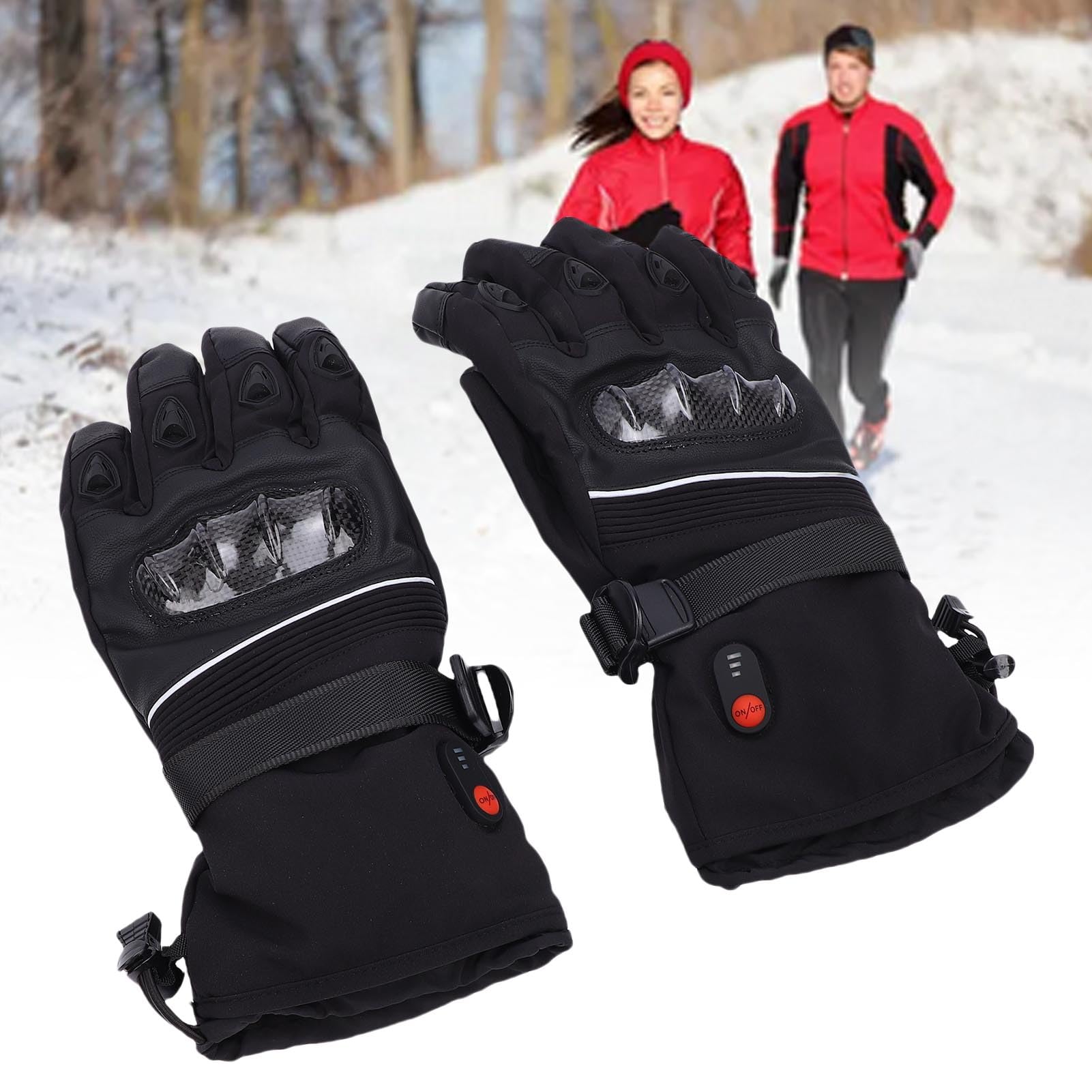 Riscaldati USB Ricaricabili per Uomo e Donna – Scaldamani Elettrici con Doppia Batteria per Ciclismo, Sci, Snowboard Ed Escursionismo