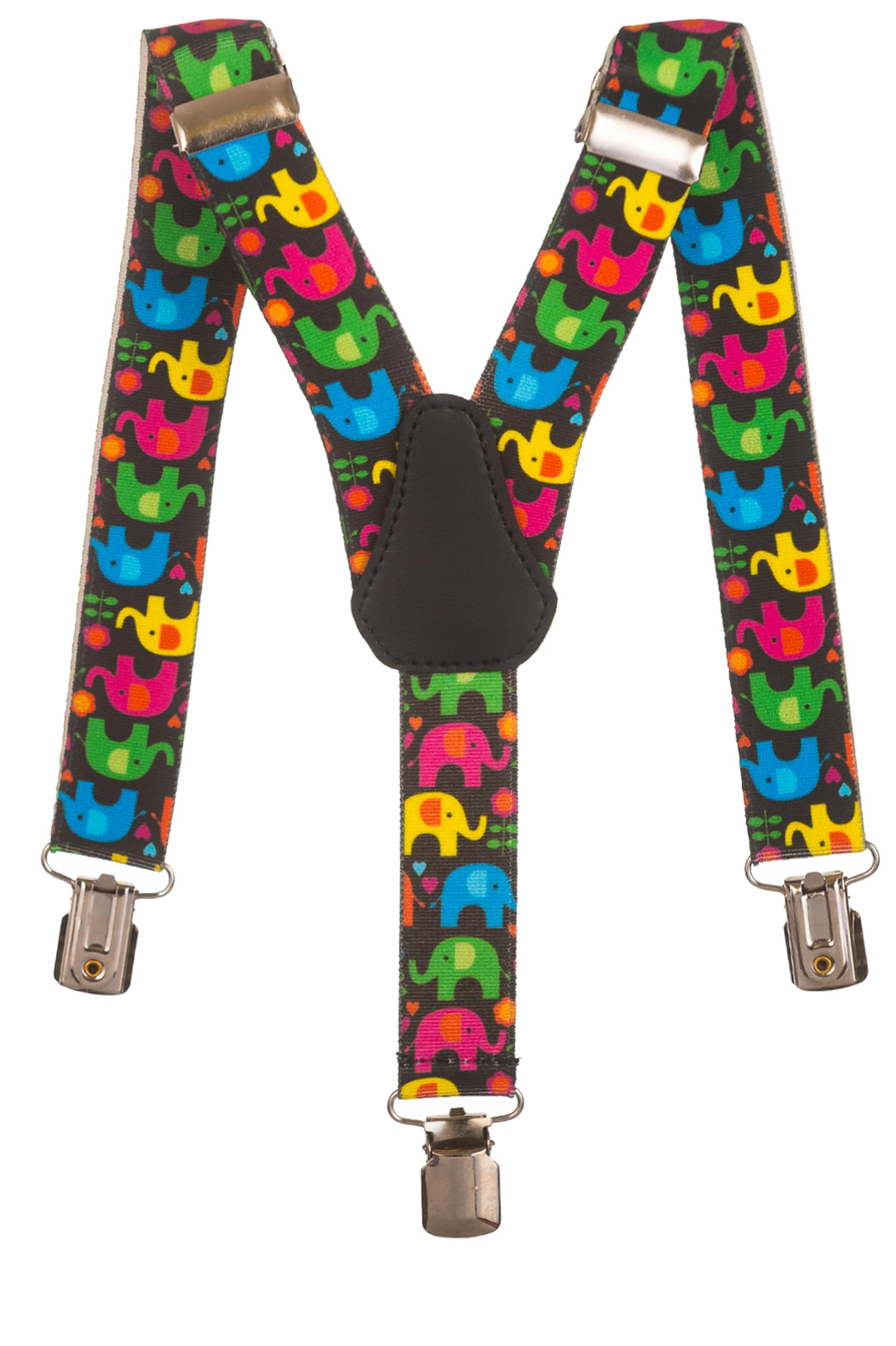 Tirantes de Tela Elastizada Infantiles Unisex Forma Y Elefante 1-5 Años 2.5cm