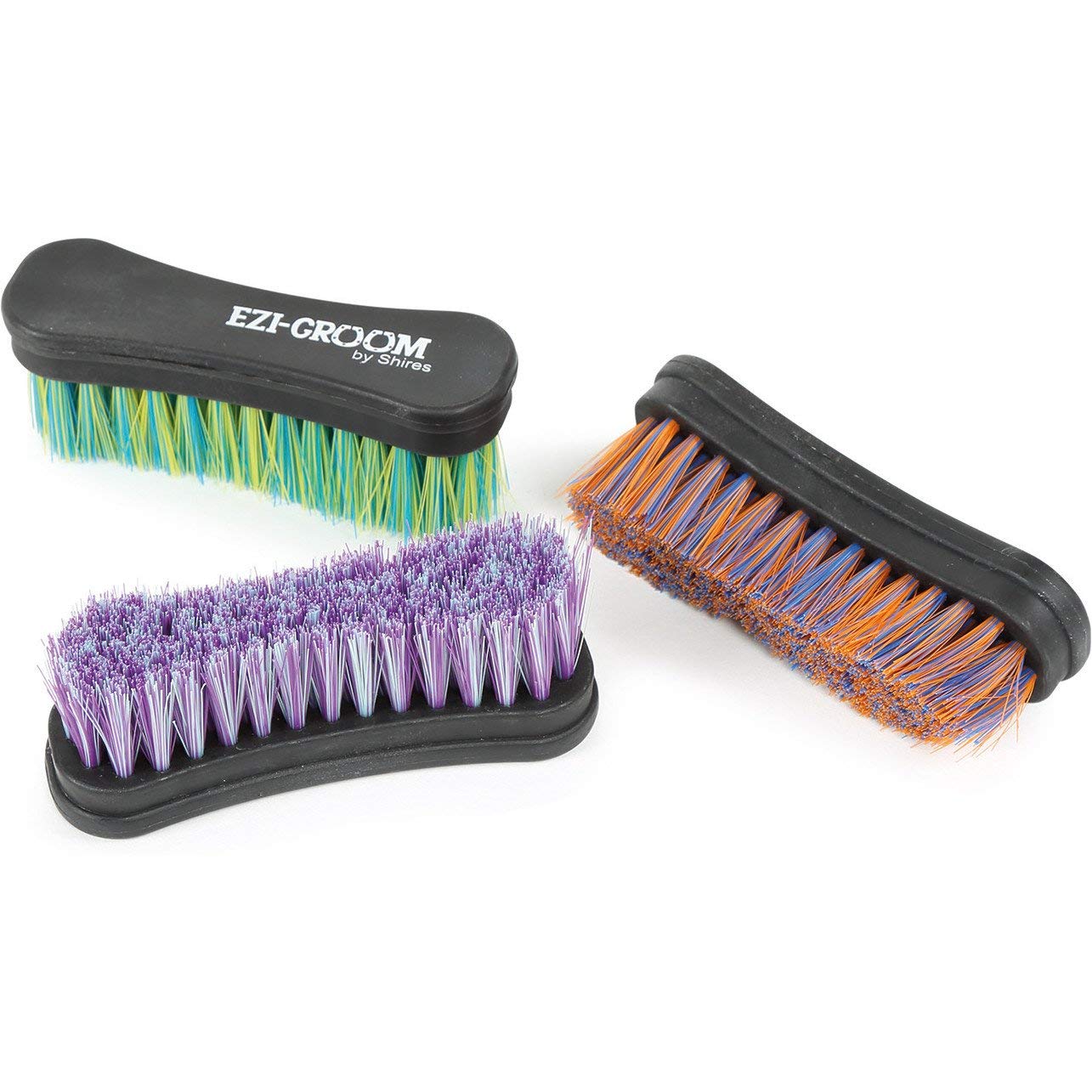 Shires Ezi Groom Face Brush One Size Purple Green