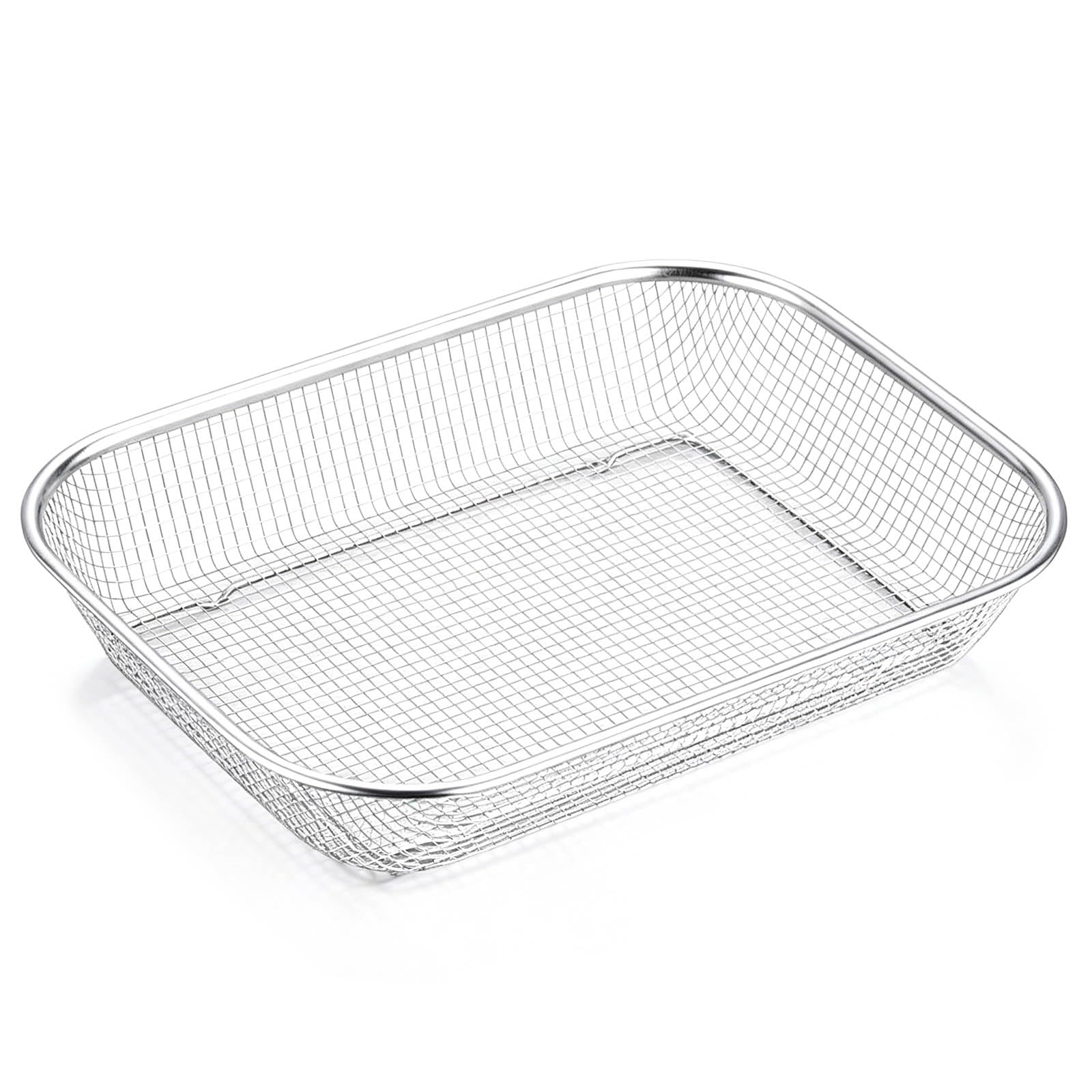 alloneslife Dishwasher Basket Stainless Steel Mesh Silverware Strainer Drying Rack Utensil Holder Cutlery Silverware Basket Replacement Stainless Steel Dishwasher Chopsticks