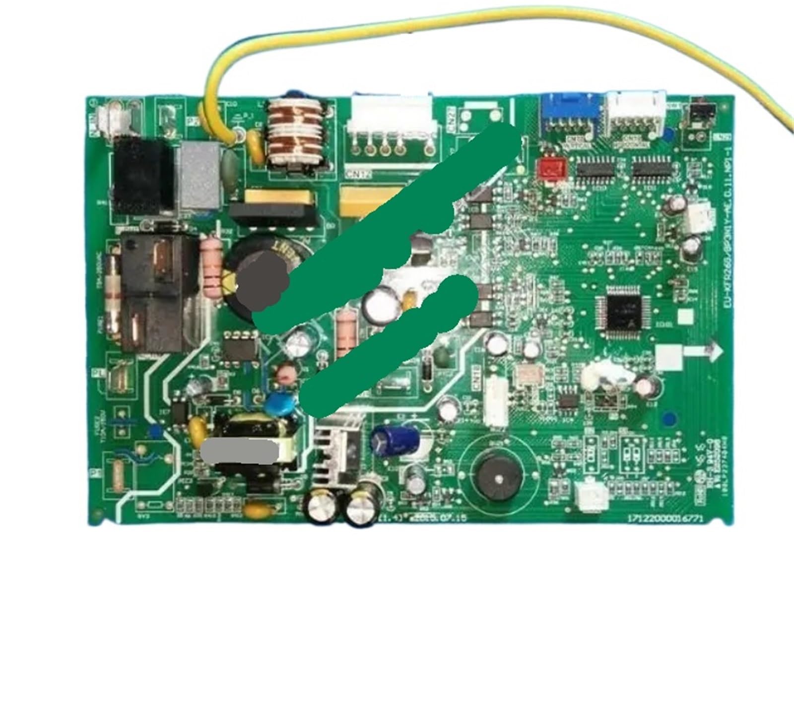 FKLSQYDU 1pcs EU-KFR50G/BP3N1Y-AFCU KFR26G/BP3N1Y-AE 17122000016771 air Conditioning Computer Board(Green Original Board)