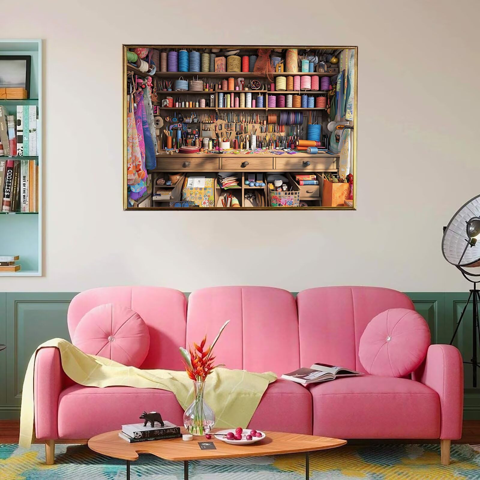Puzzle stołowe, 3000 elementów, trudne puzzle, drewniane puzzle dla całej rodziny, zestaw "zrób to sam", dla dorosłych, nadają się jako dekoracja ścienna i prezenty dla kobiet, temat: narzędzie 8p-898