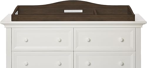 Miniatura 3 de Evolur Universal Collection - Bandeja cambiadora, elegante, duradera en marrón antiguo