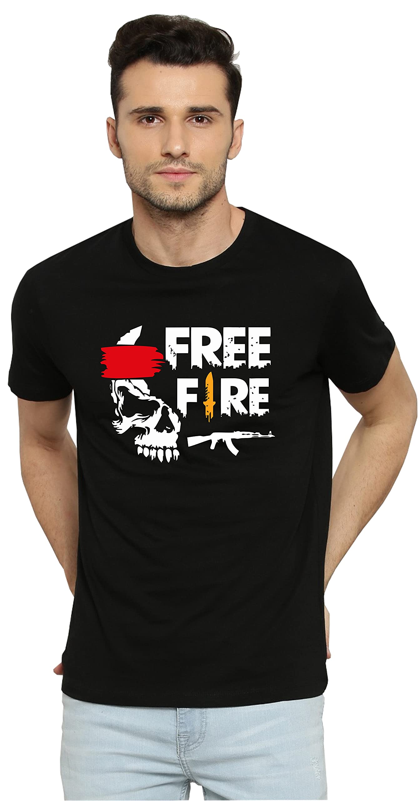 RS PRINTMen's Printed Regular Fit T-Shirt