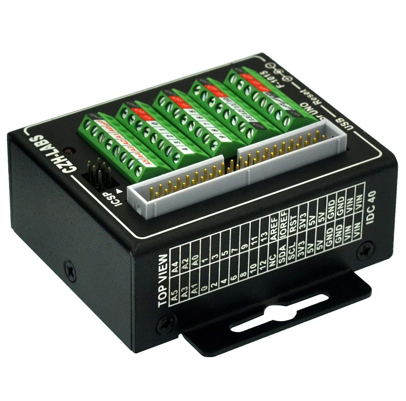 Modulo di sblocco morsettiera a vite UNO con custodia in alluminio, per Arduino UNO R3.