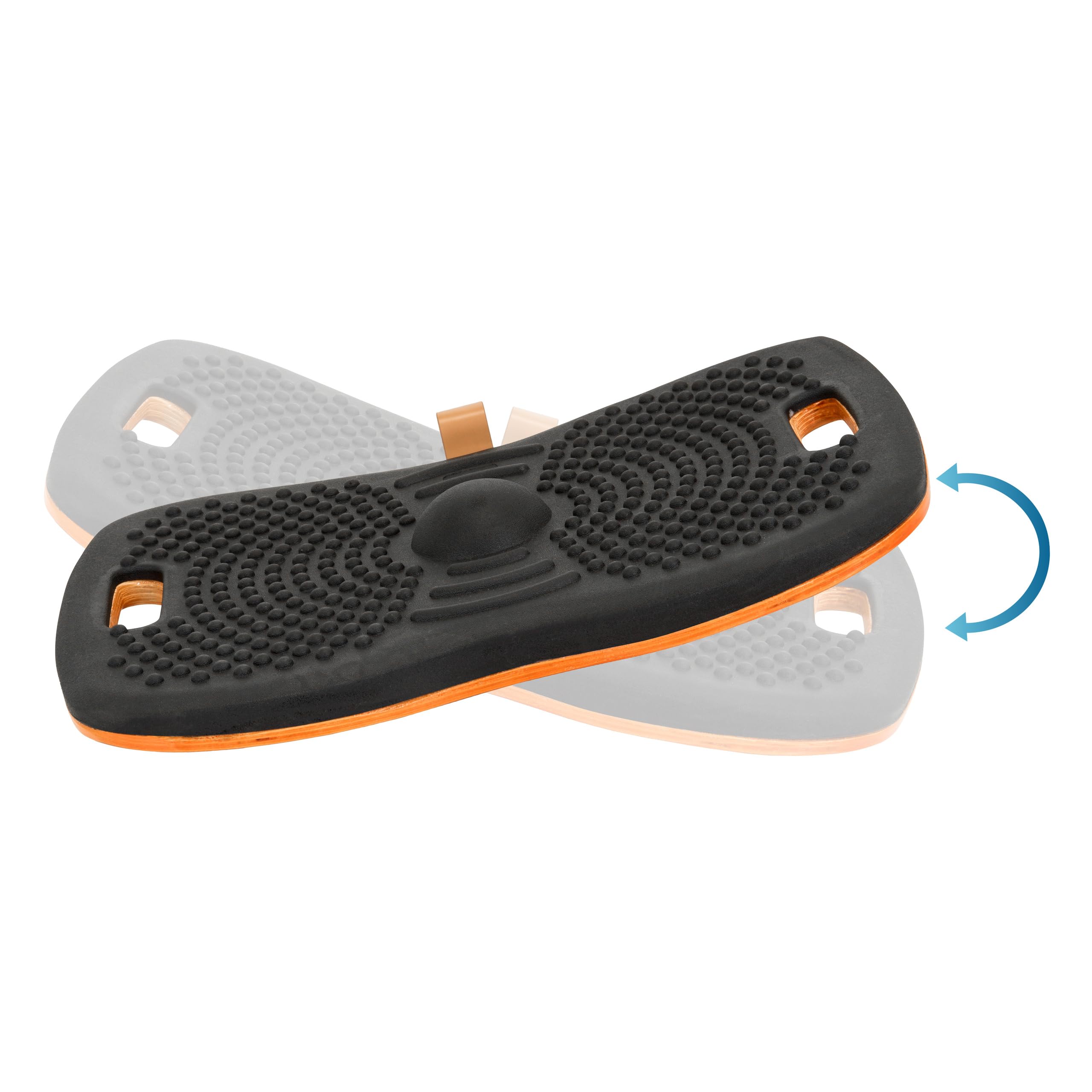 hjh OFFICE 830041 Balance Board ACTIV Holz Wackelbrett mit PU-Schaum, Fitness Balancierbrett für Arbeiten im Stehen