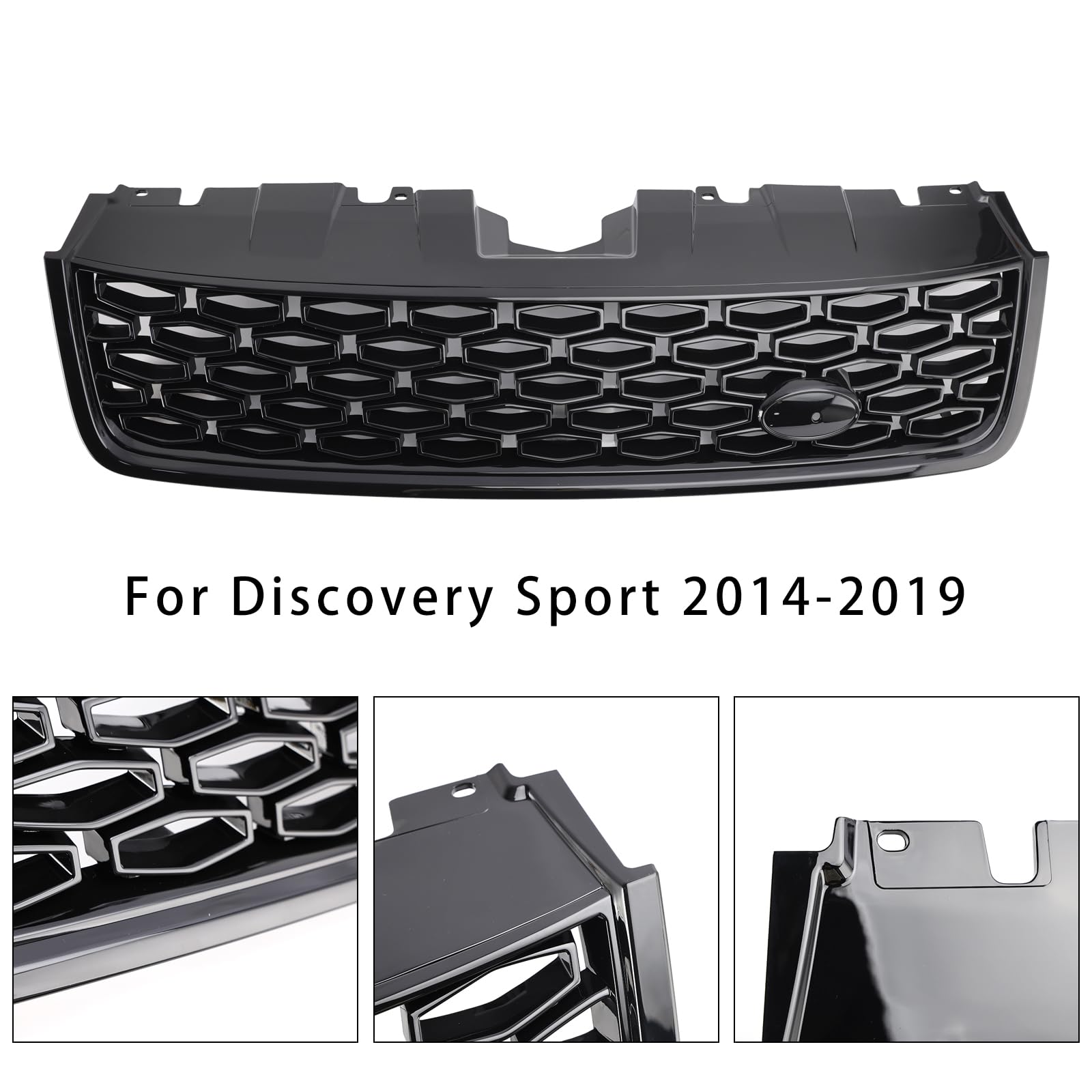 Griglia paraurti Anteriore Dynamic Style Front Bumper Grille LR073217 Fit for Discovery Sport L550 2014-2019 (No Logo)