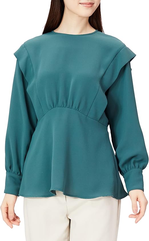 Amazon ナチュラルビューティーベーシック ブラウス petit luxeクロスライトペプラムブラウス レディース 017 グリーン M シャツ ブラウス 通販 Amazon ナチュラルビューティーベーシック ブラウス petit luxeクロスライトペプラムブラウス レディース 017 グリーン M シャツ ブラウス 通販