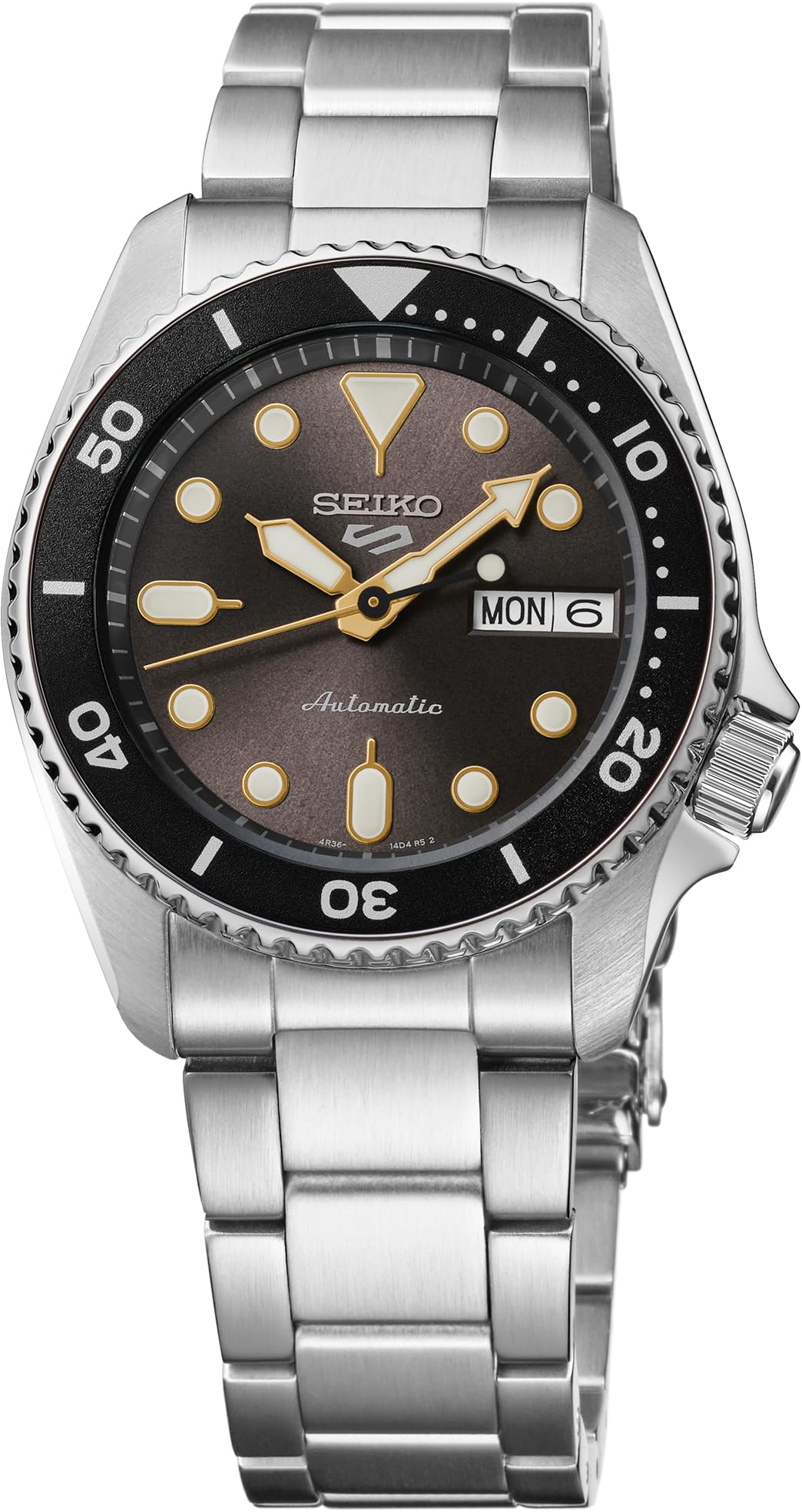 Amazon | SEIKO 5 スポーツ メンズ 自動腕時計 ステンレススチール