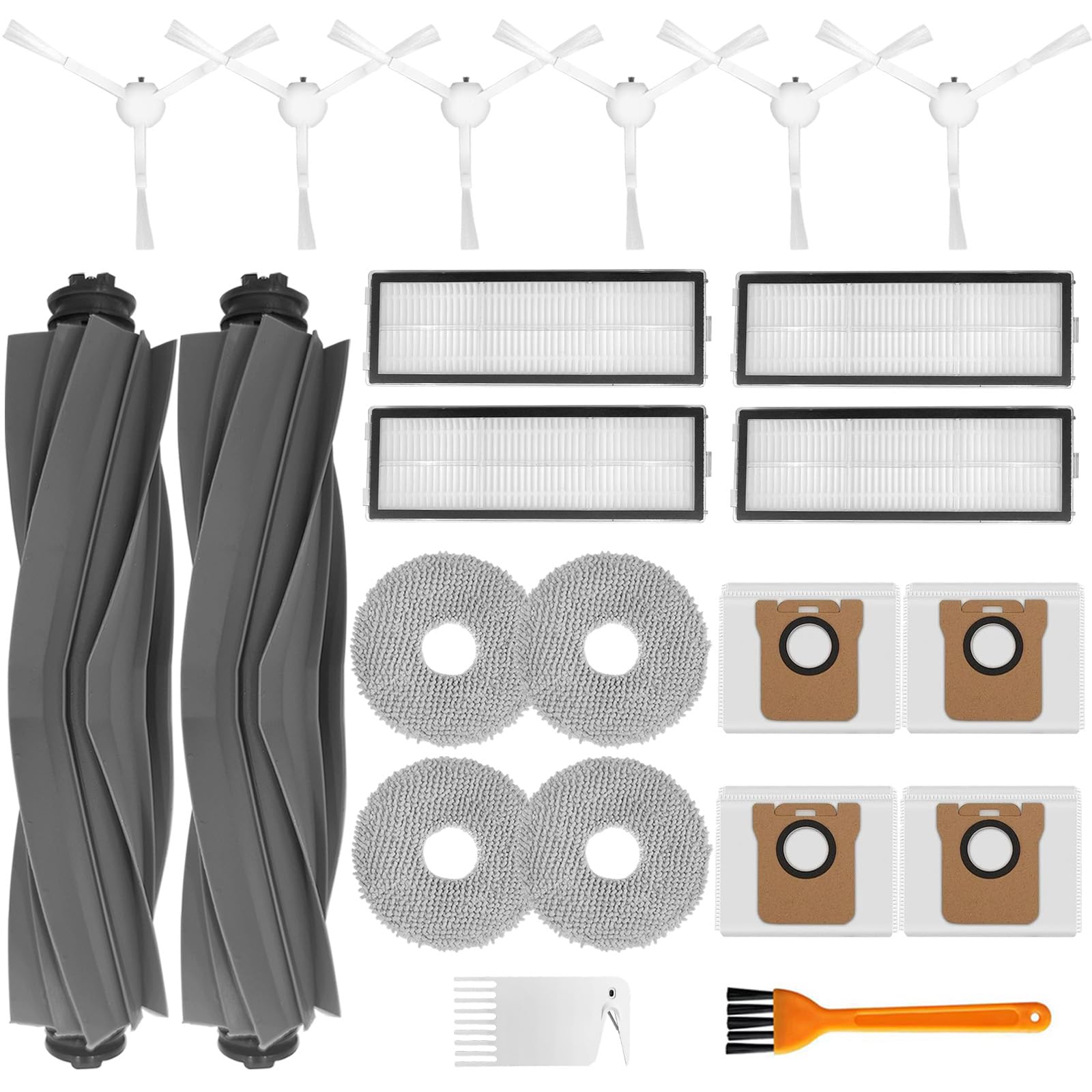 Replacement Parts Kit For Dreame L10 Ultra / L10s Ultra Robot Vacuum — 22-Piece Accessory Set