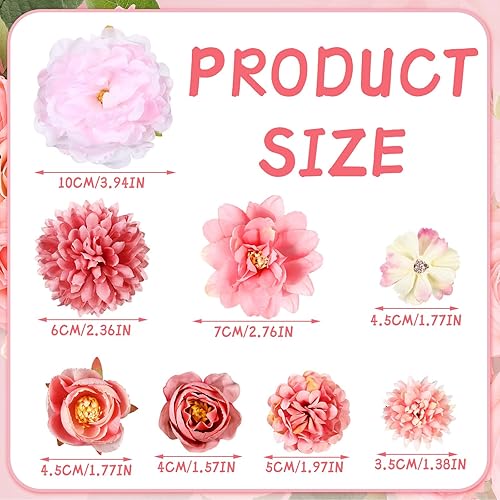 Miniatura 3 de BBTO 21 pinzas para el cabello con diseño de flores, pasadores para el cabello de mujer, accesorios para el cabello de flores, pinzas de pinza de