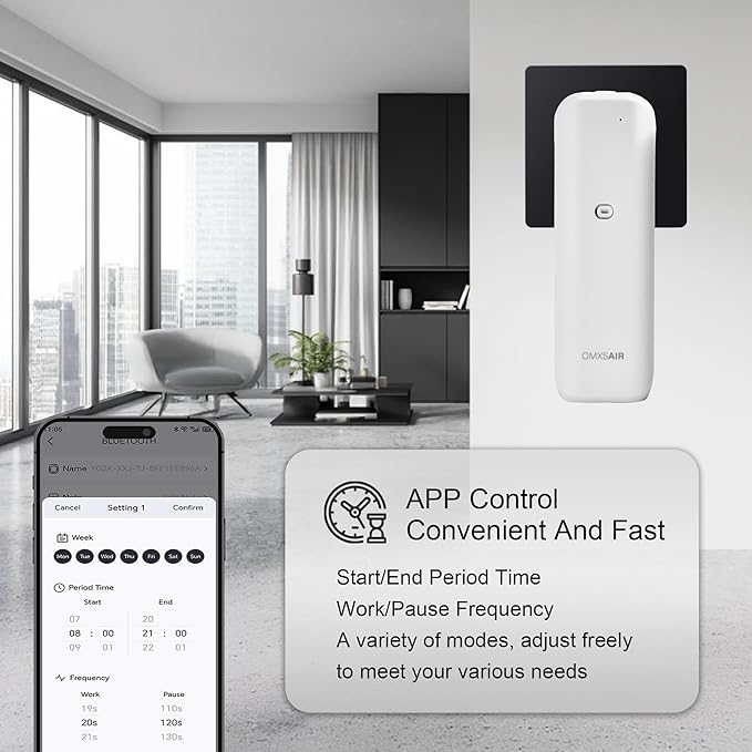 Difusor de Aromas Eléctrico Smart Bluetooth 100 ml Blanco miniatura 3