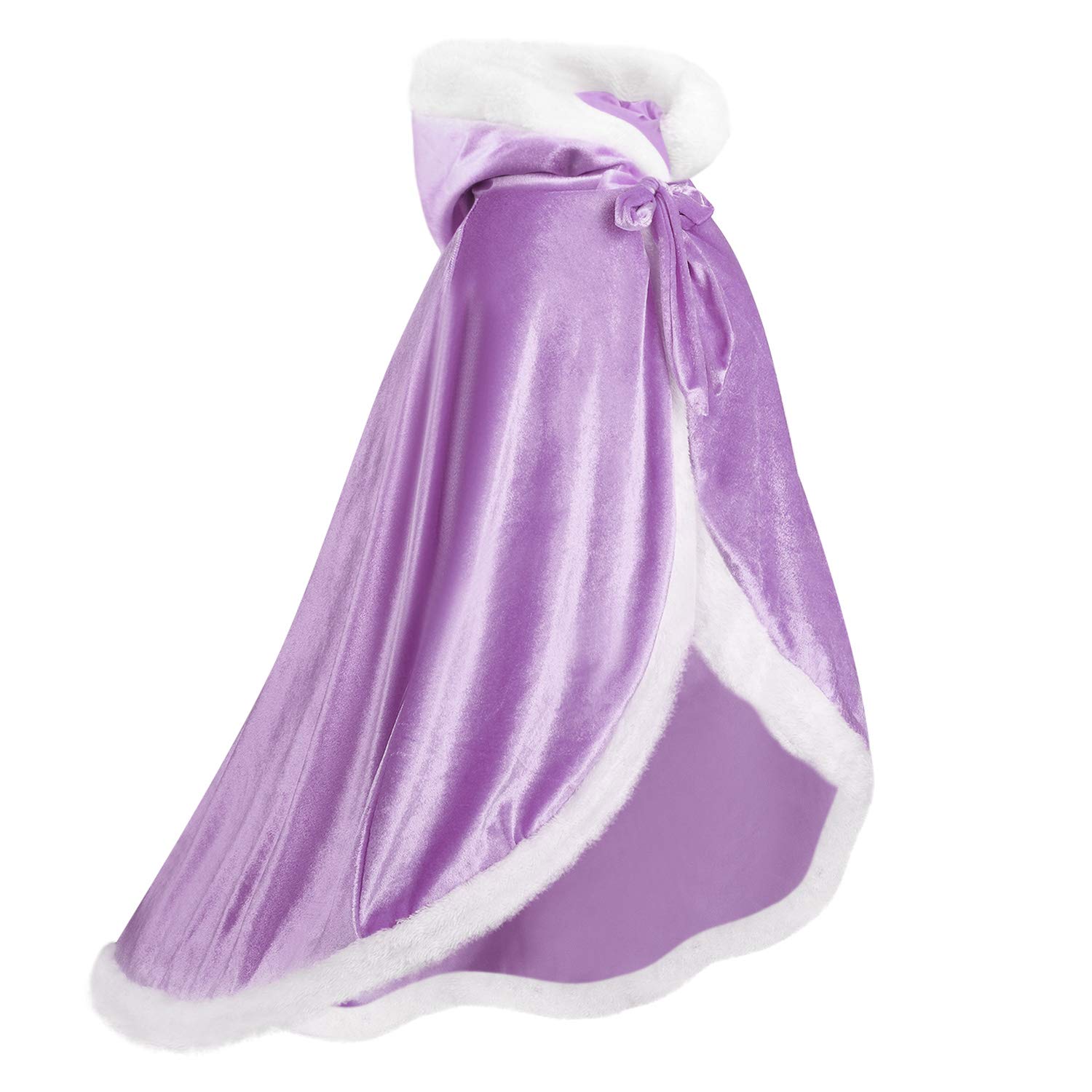 Disfraz de princesa para niñas con capa con capucha de Halloween 7