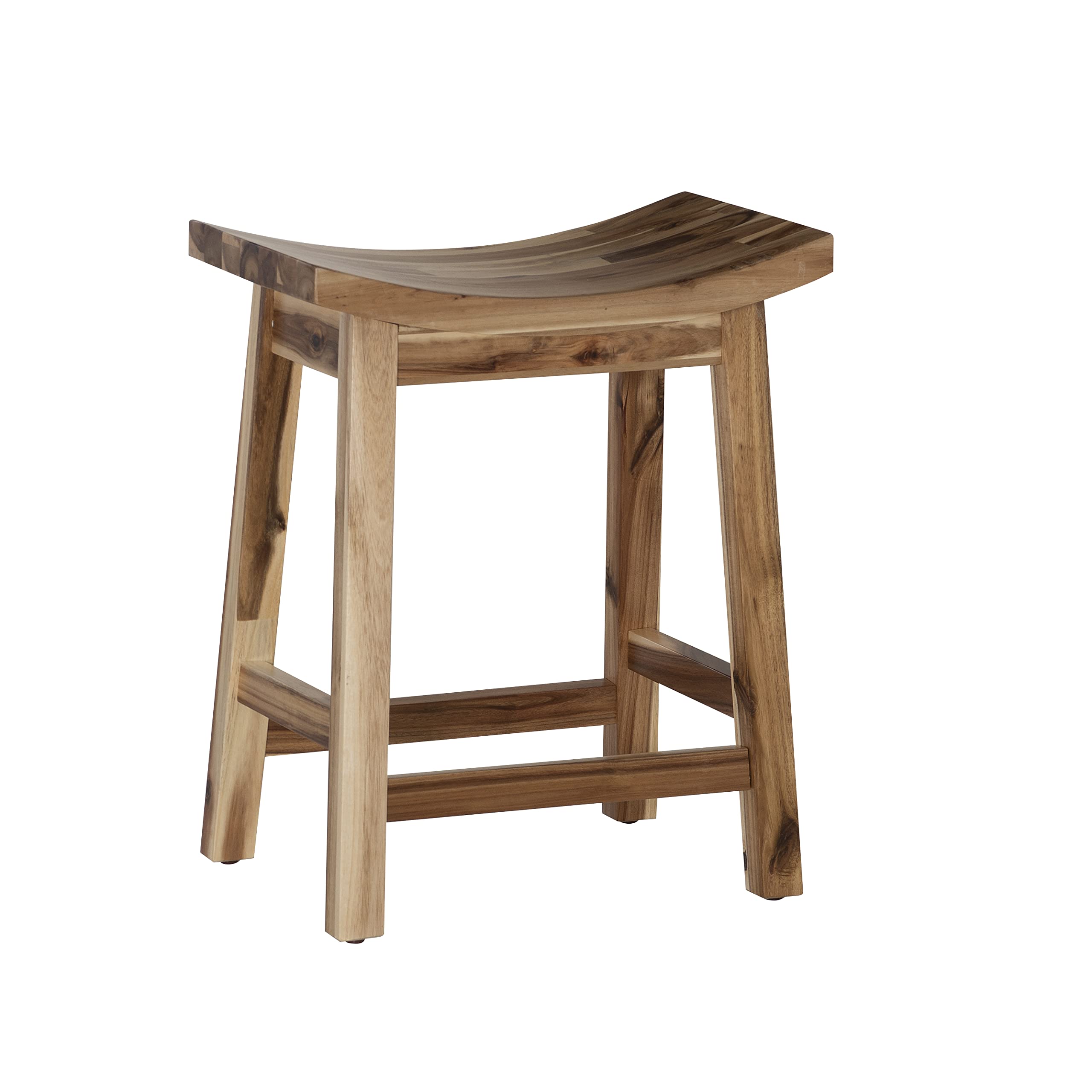 Powell Muebles Dale Saddle Bar Taburete Madera Natural 5