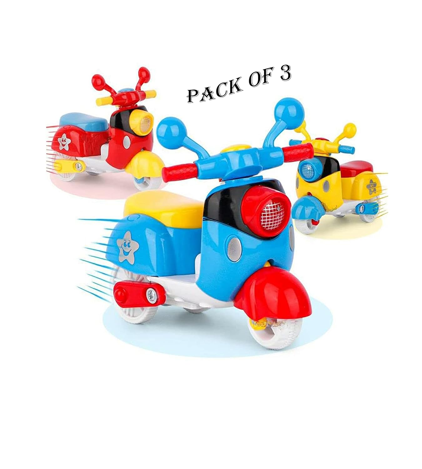 Yaayi Mini Scooter Toys for Kids Toddlers Baby Boys Girls Adults Seat