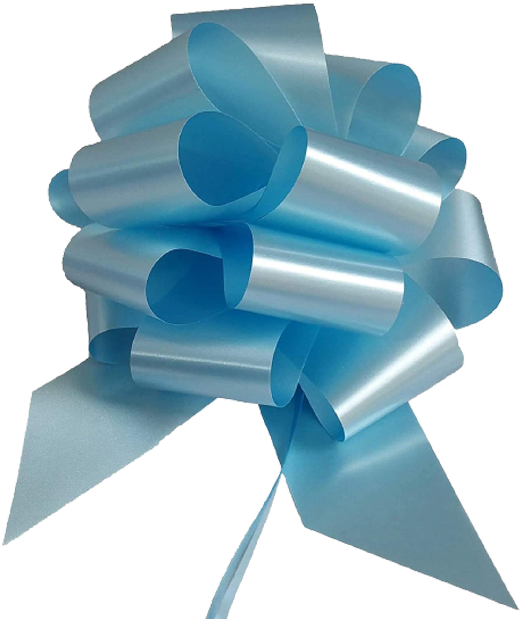 Star New Flower Spa Fiocco Rapido Azzurro Celeste 50 mm (50 Pezzi) Addobbi Decorazioni Nascita Bimbo