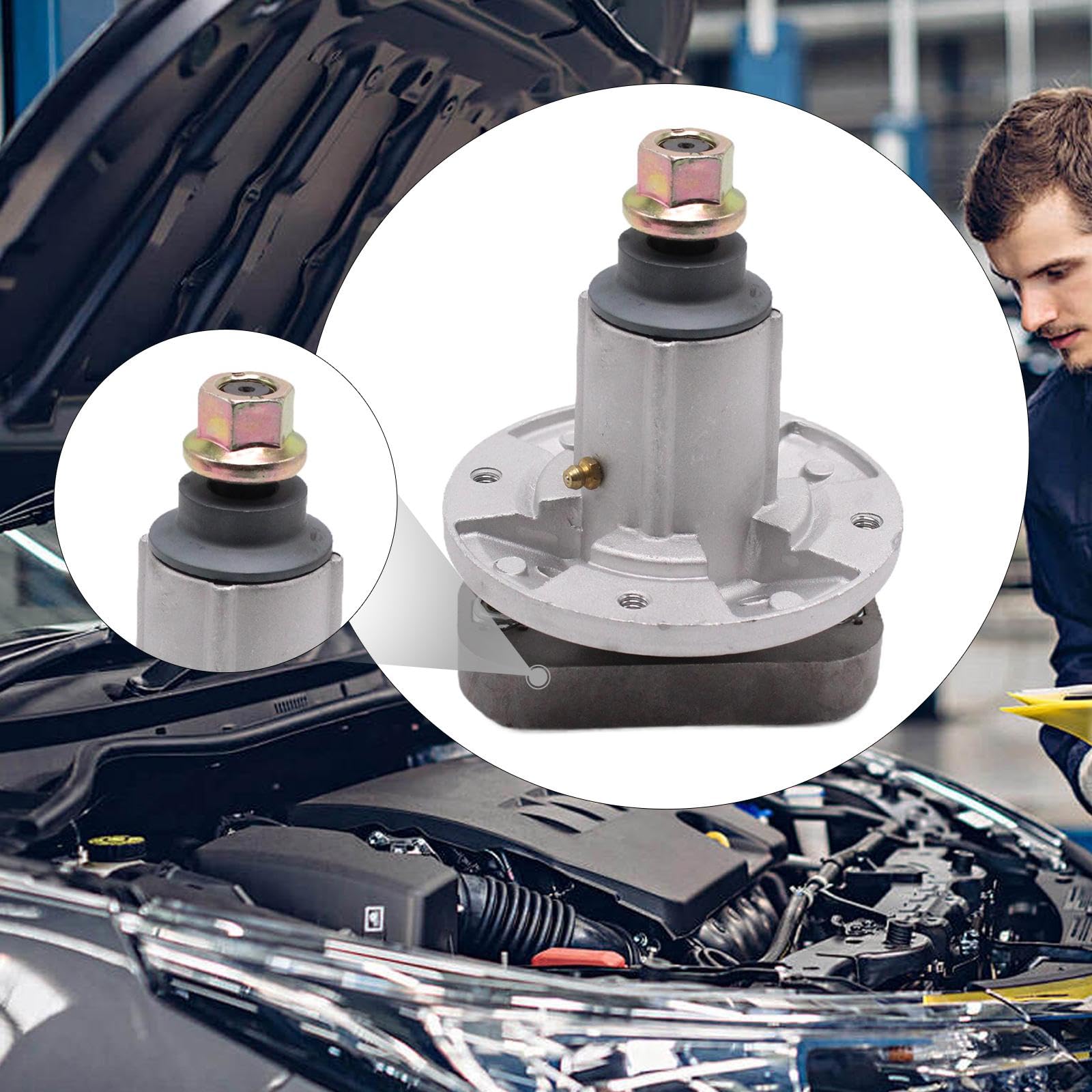 Harilla Conjunto de Eje de Cortacésped, Piezas de Reparación de Alto Rendimiento, Repuestos Resistentes para Cortacéspedes Gy20785 Gy20050